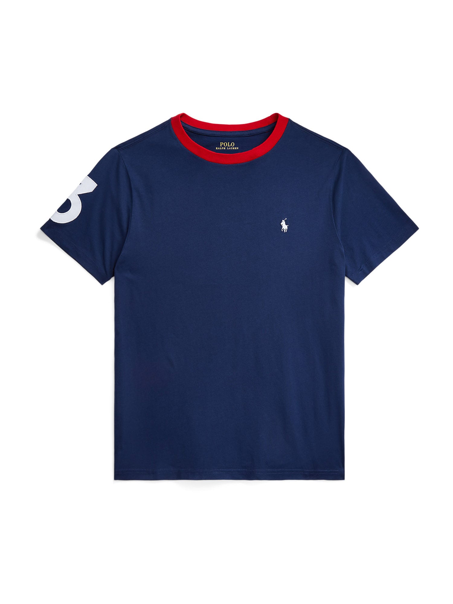 Polo Ralph Lauren Majica  temno modra / rdeča / bela