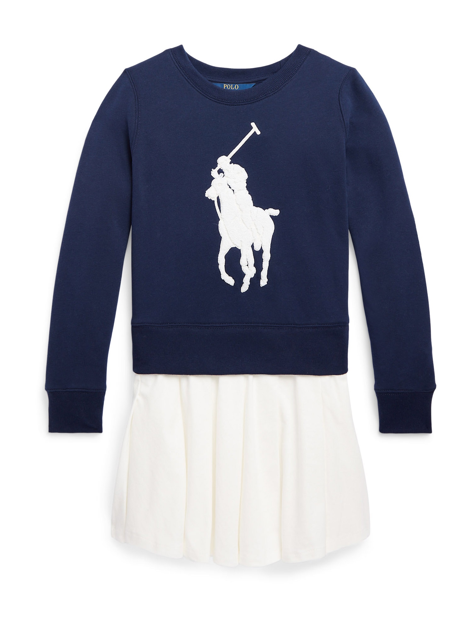 Polo Ralph Lauren Obleka  mornarska / bela