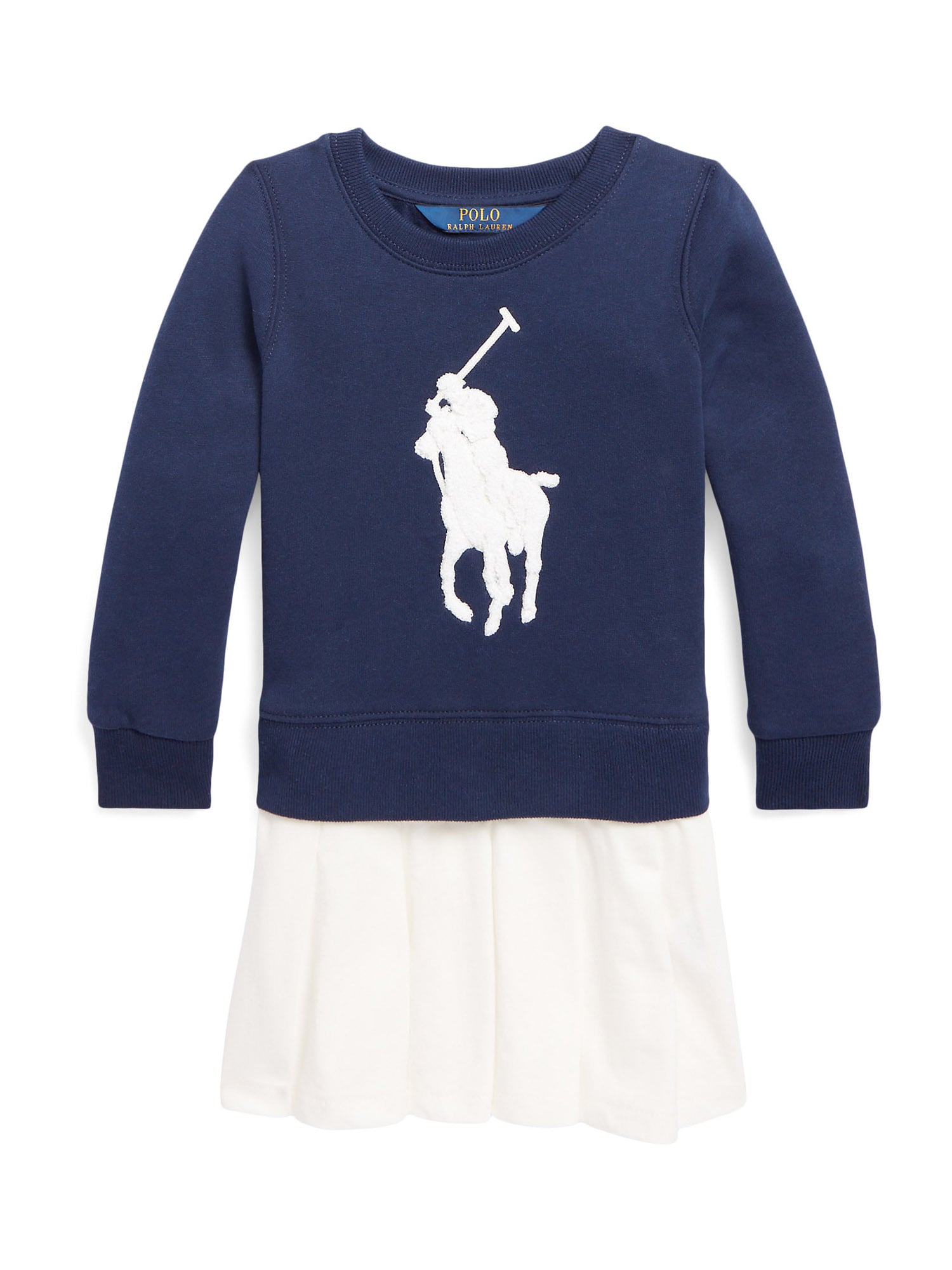 Polo Ralph Lauren Obleka  mornarska / bela