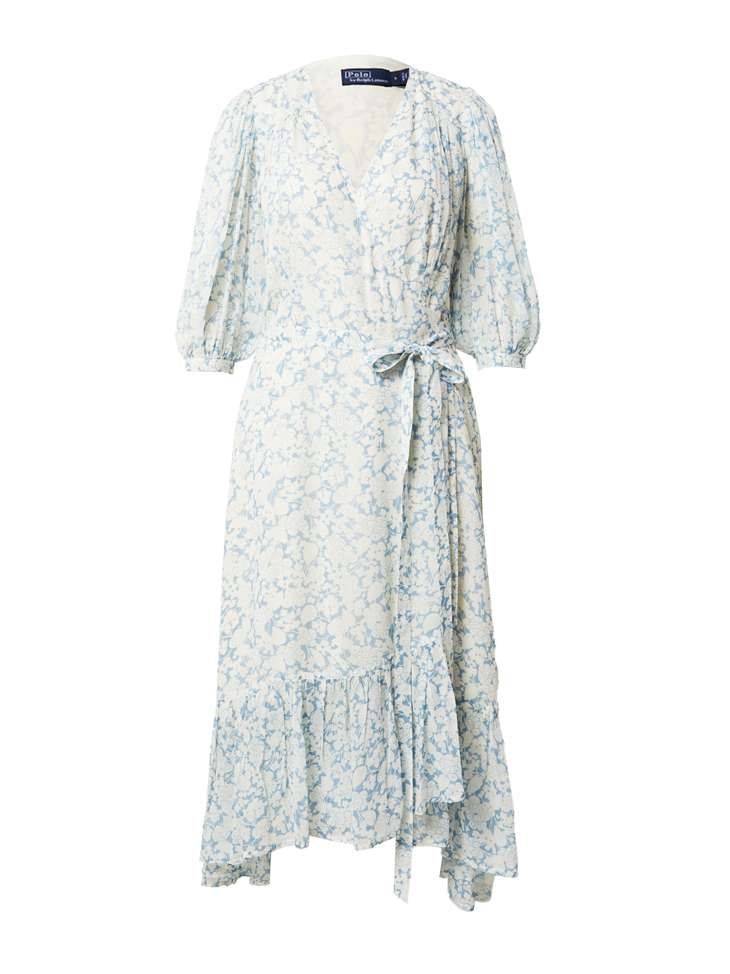 Polo Ralph Lauren Obleka  svetlo modra / naravno bela