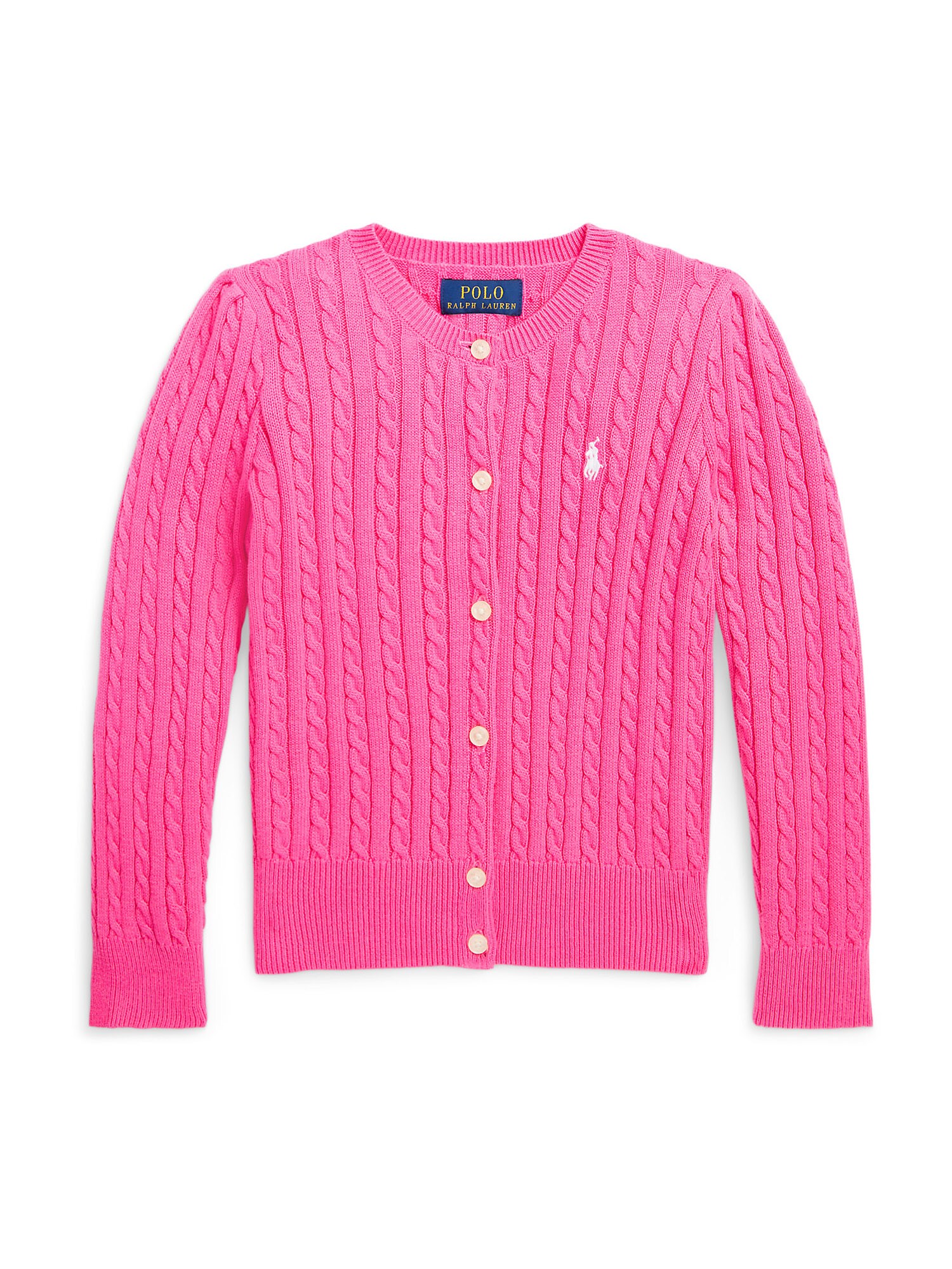 Polo Ralph Lauren Pletena jopa  modra / fuksija