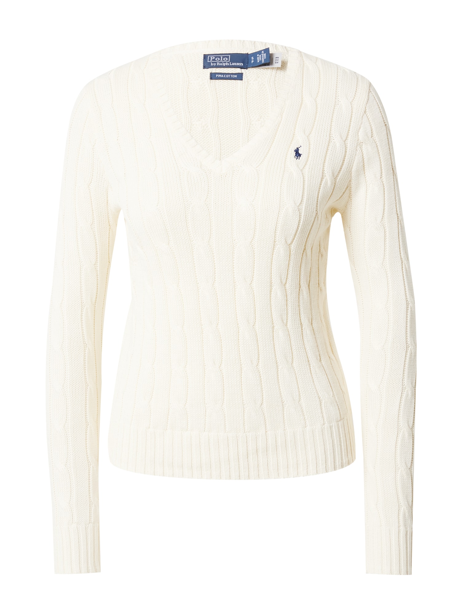 Polo Ralph Lauren Pulover 'KIMBERLY'  kremna / temno modra