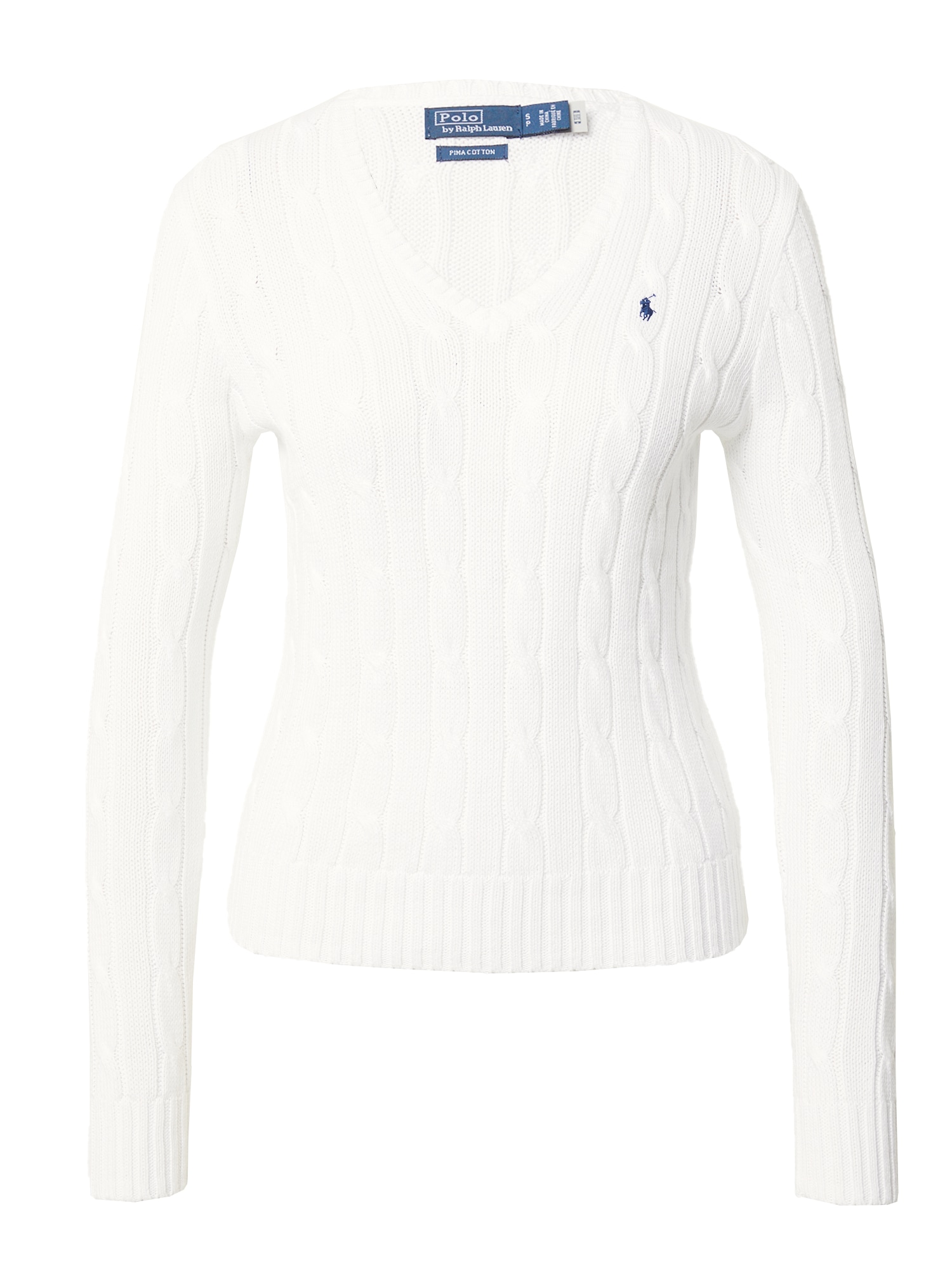 Polo Ralph Lauren Pulover 'KIMBERLY'  temno modra / bela