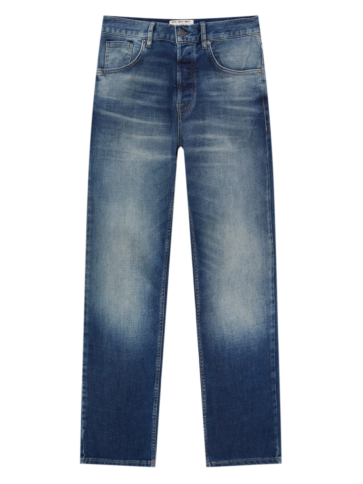 Pull&Bear Kavbojke  moder denim