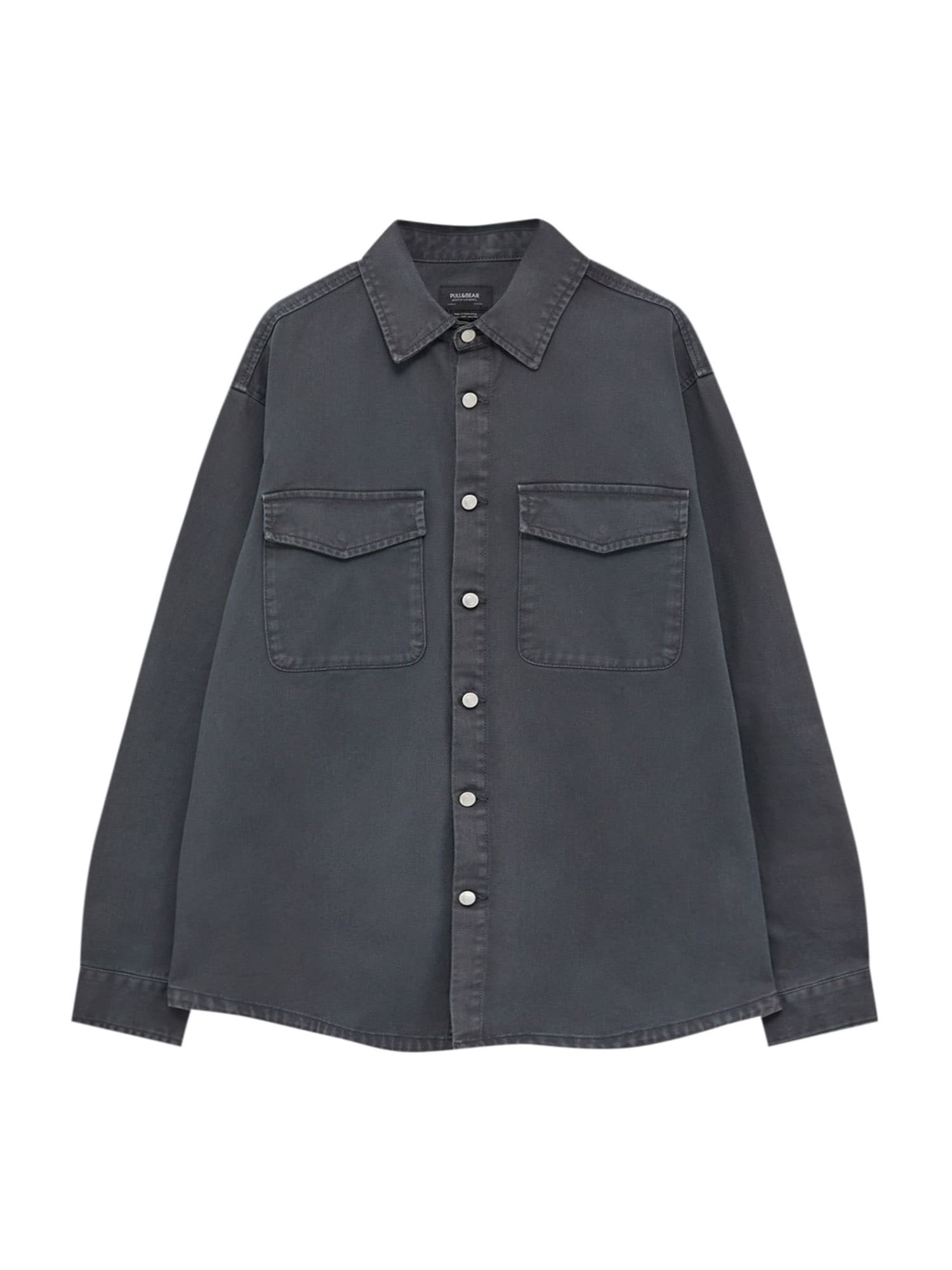 Pull&Bear Prehodna jakna  siv denim