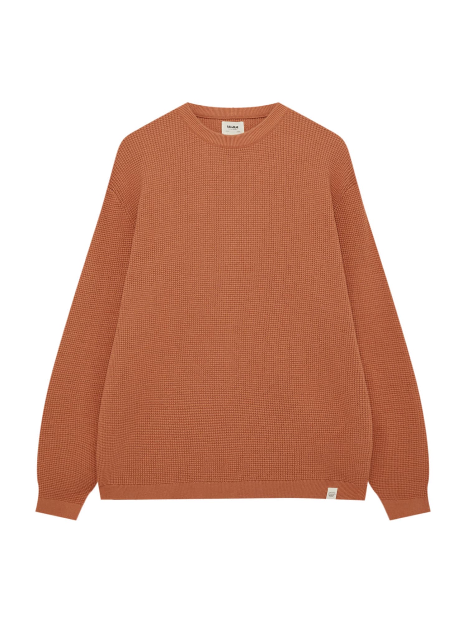 Pull&Bear Pulover  temno oranžna