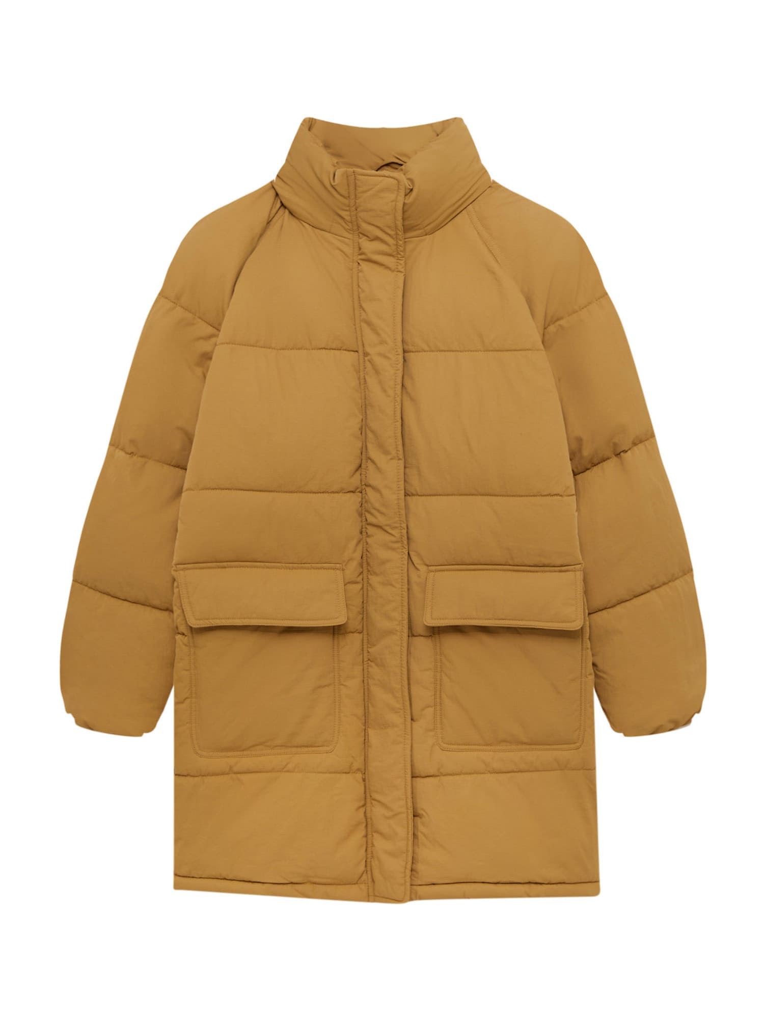 Pull&Bear Zimski plašč  svetlo rjava