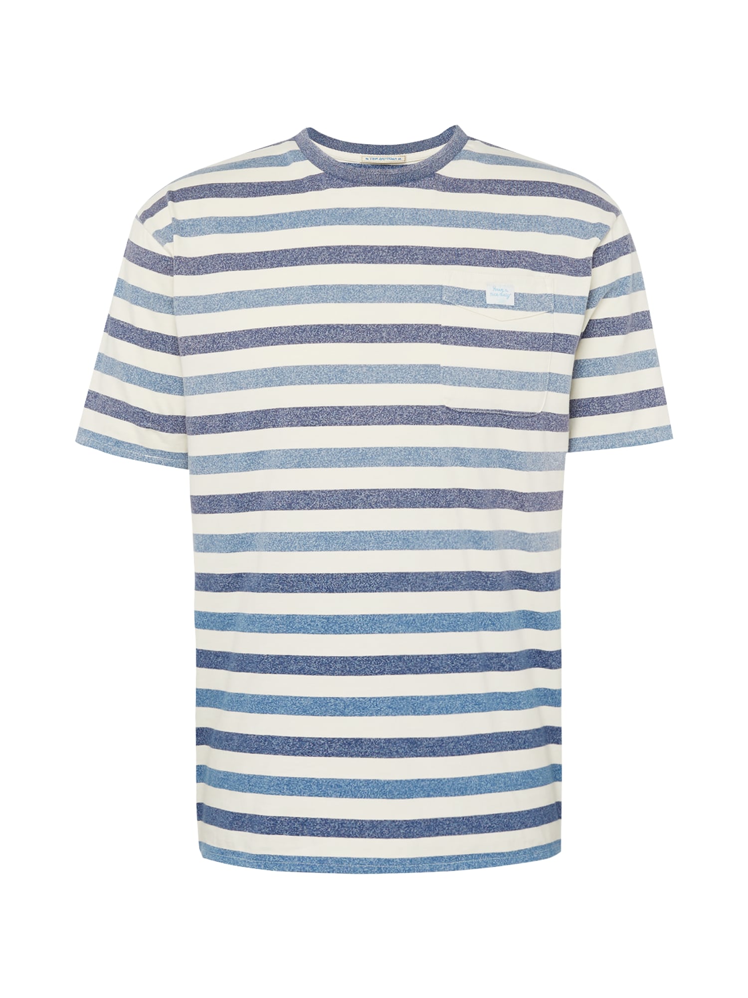 SCOTCH & SODA Majica  kremna / mornarska / svetlo modra