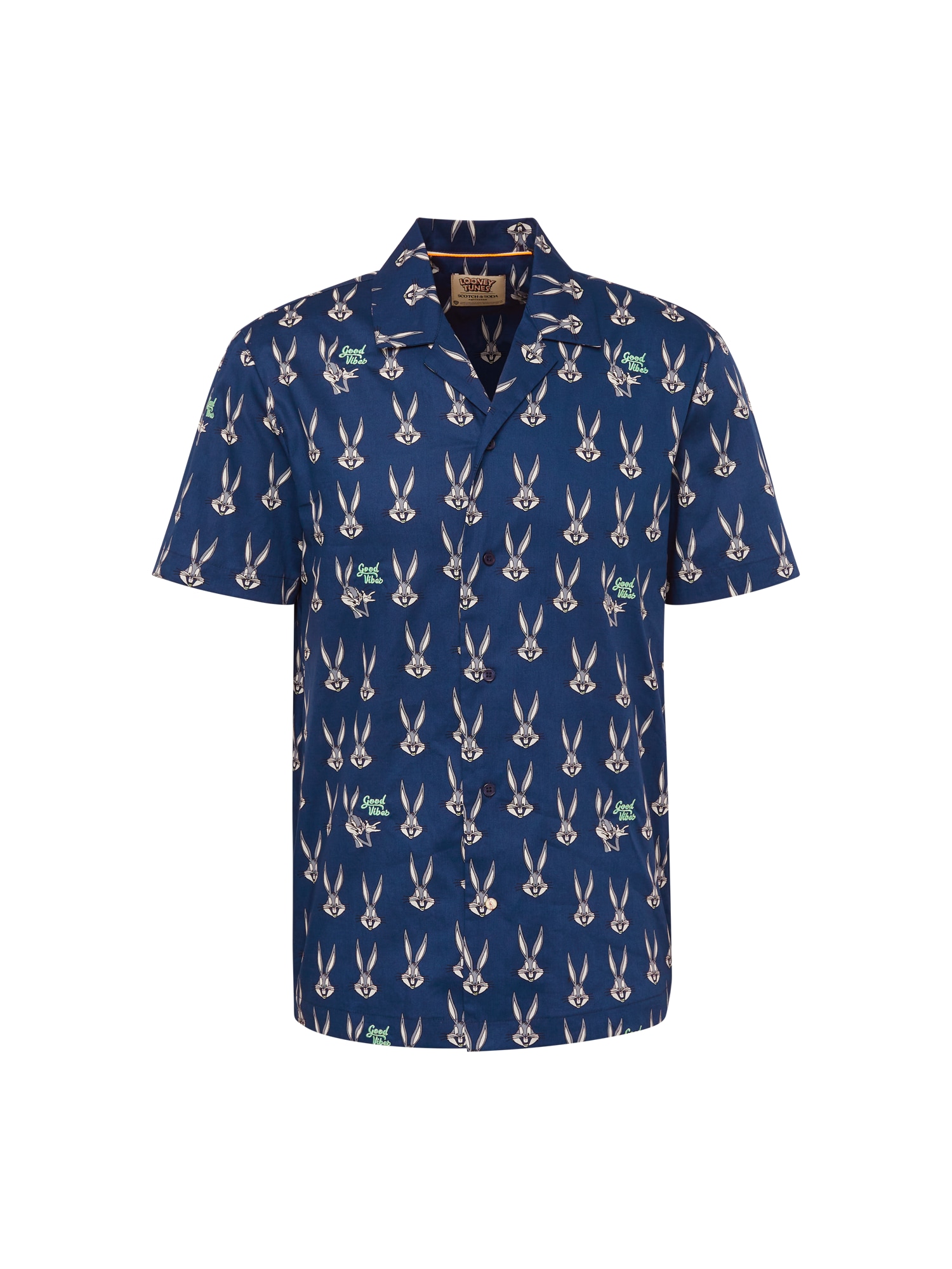 SCOTCH & SODA Srajca 'Bugs Bunny'  temno modra / siva / limeta / bela