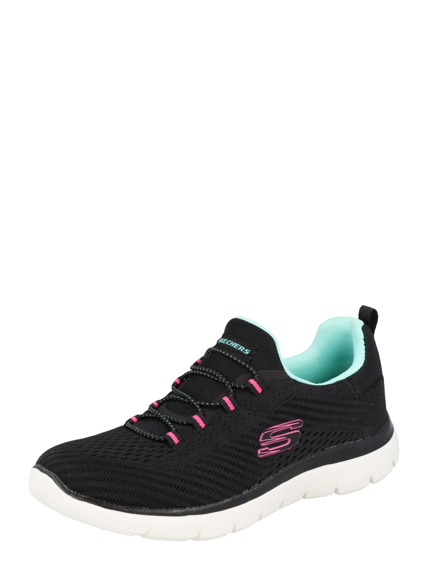 SKECHERS Natikač 'SUMMITS'  meta / fuksija / črna