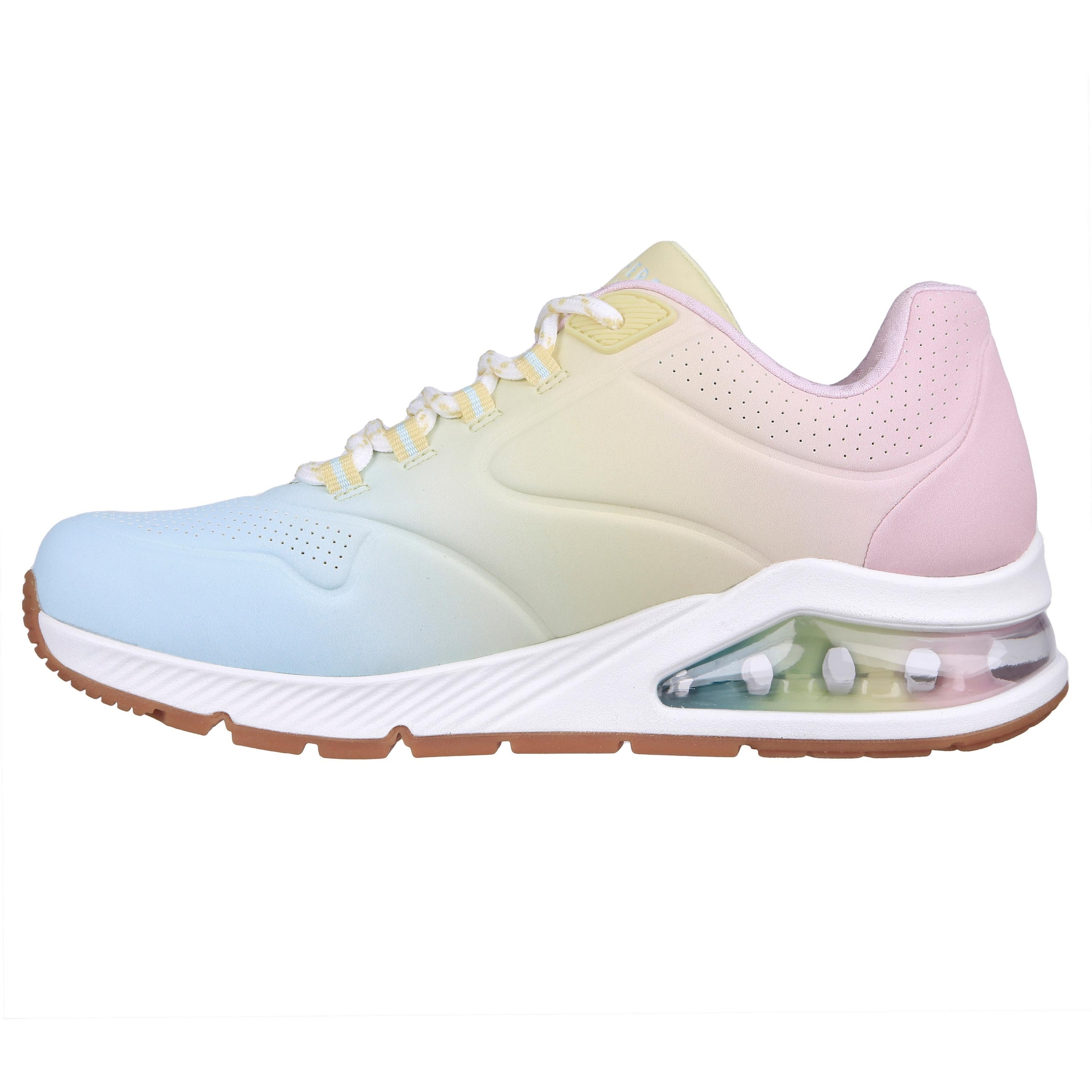 SKECHERS Nizke superge 'Uno 2'  svetlo modra / pastelno rumena / svetlo roza