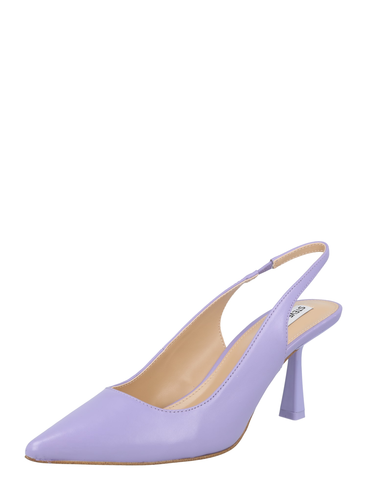 STEVE MADDEN Čevlji s peto in s paščki 'LUSTROUS'  sivka