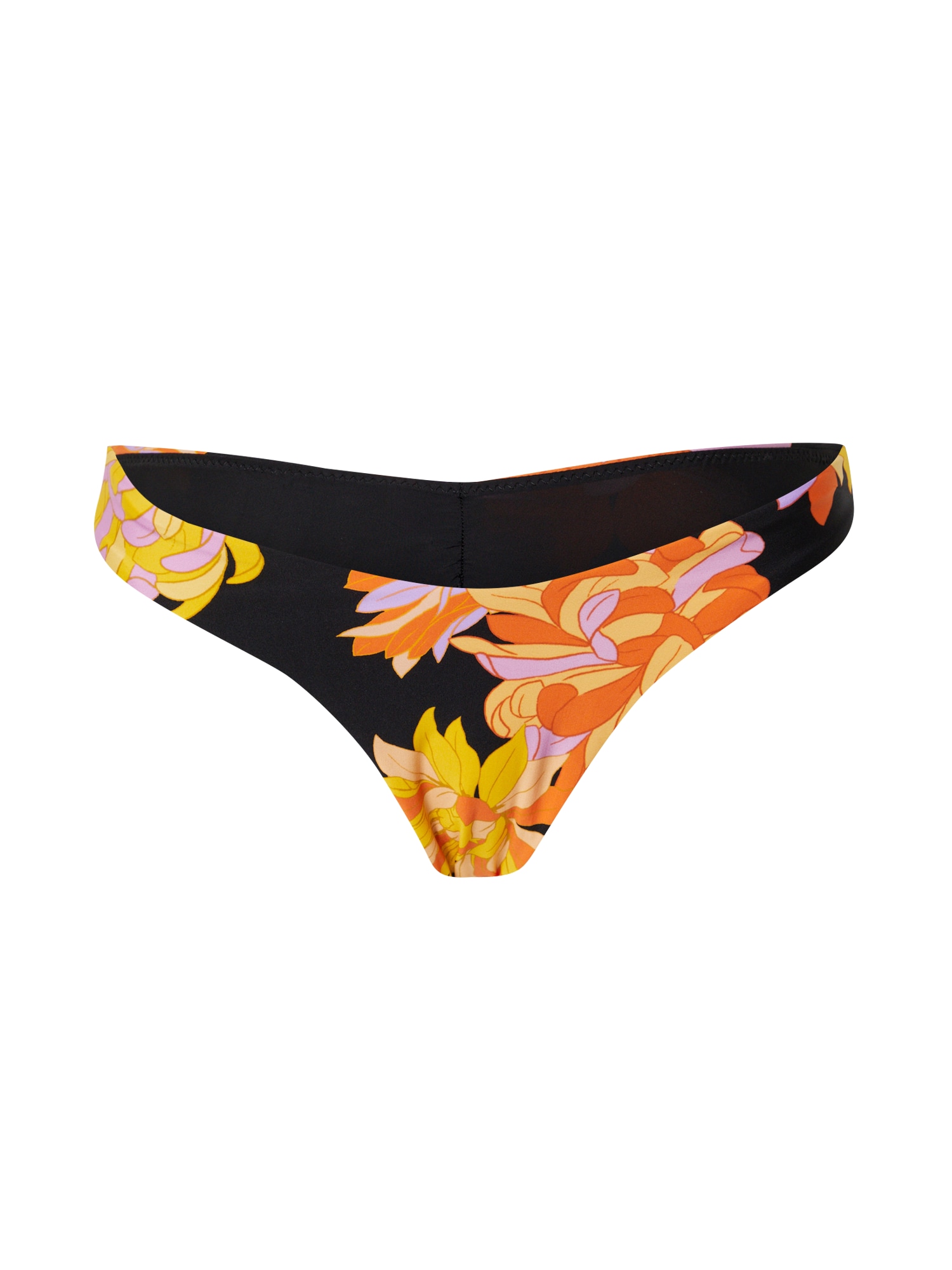 Seafolly Bikini hlačke 'Palm Springs'  rumena / orhideja / oranžna / črna