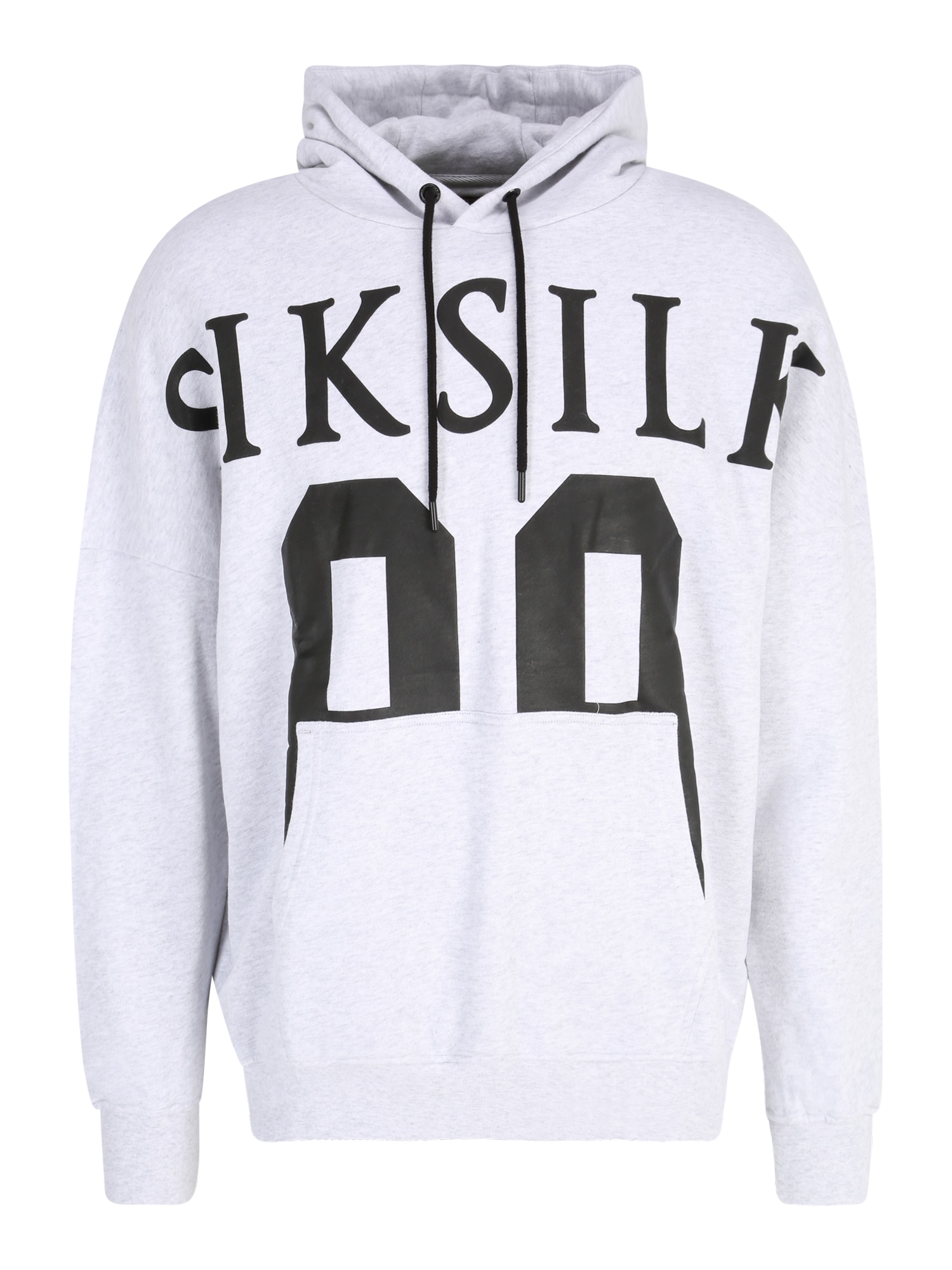 SikSilk Majica  pegasto siva / črna