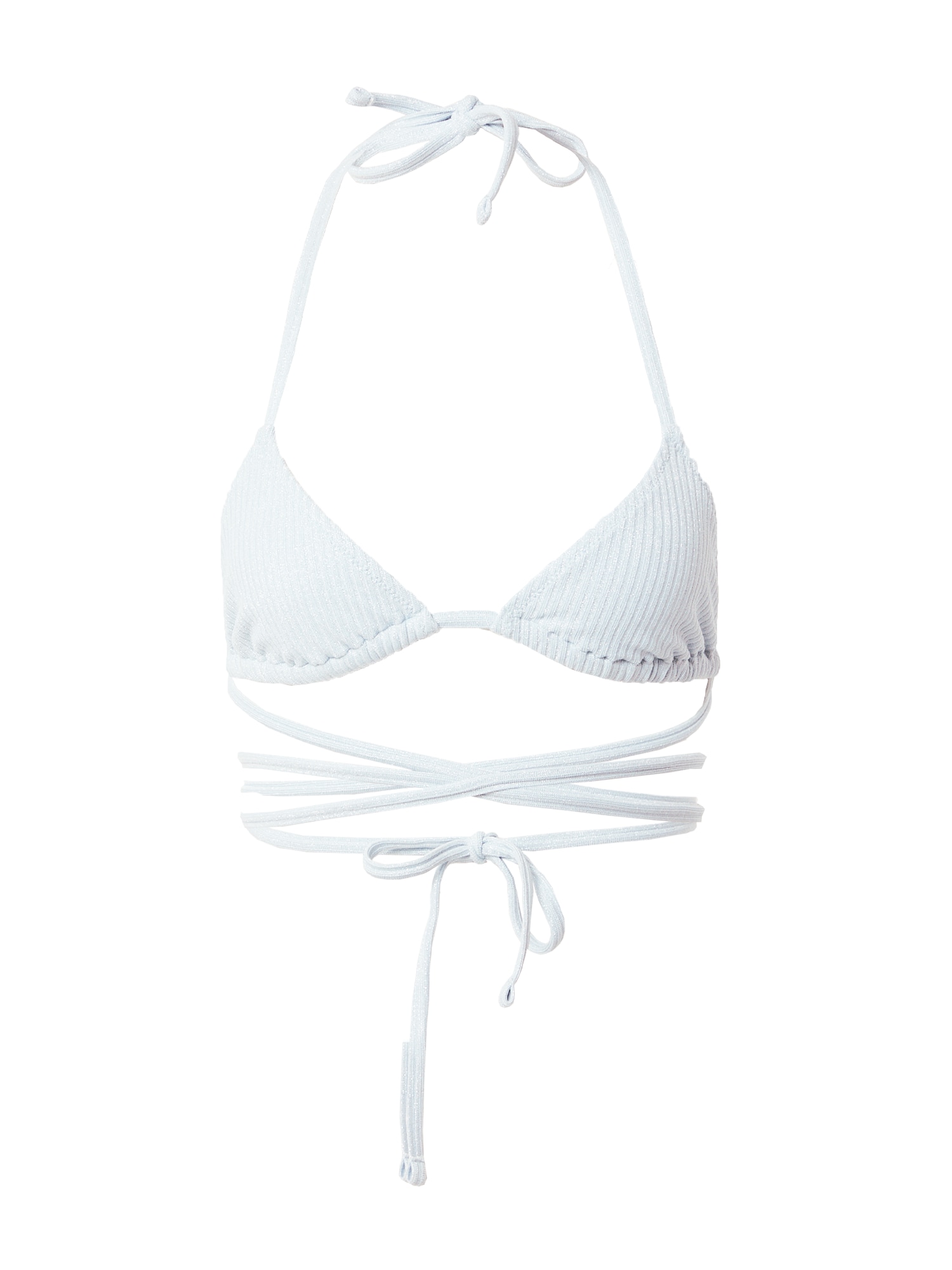 Solid & Striped Bikini zgornji del  pastelno modra