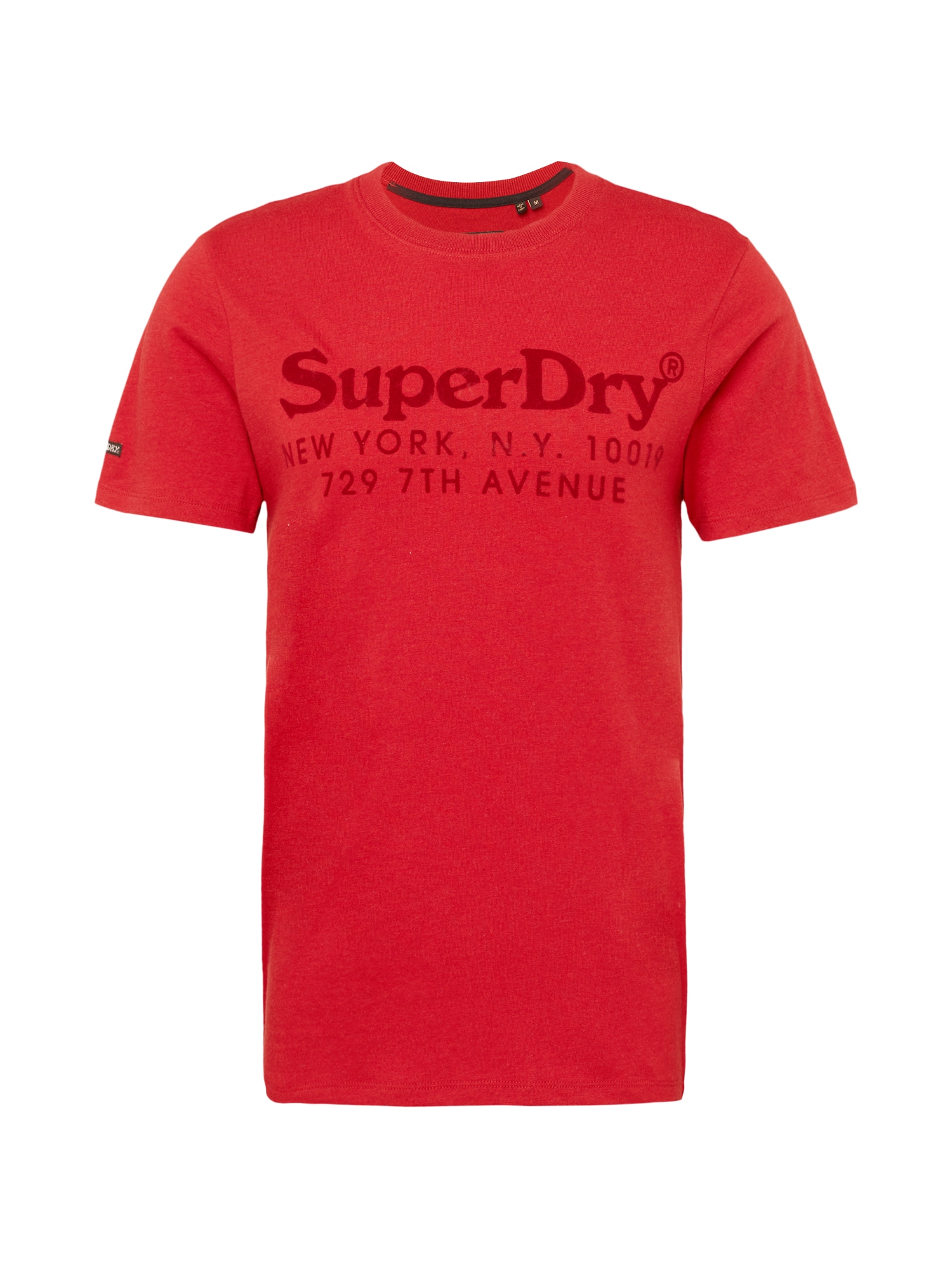 Superdry Majica  grenada / temno rdeča