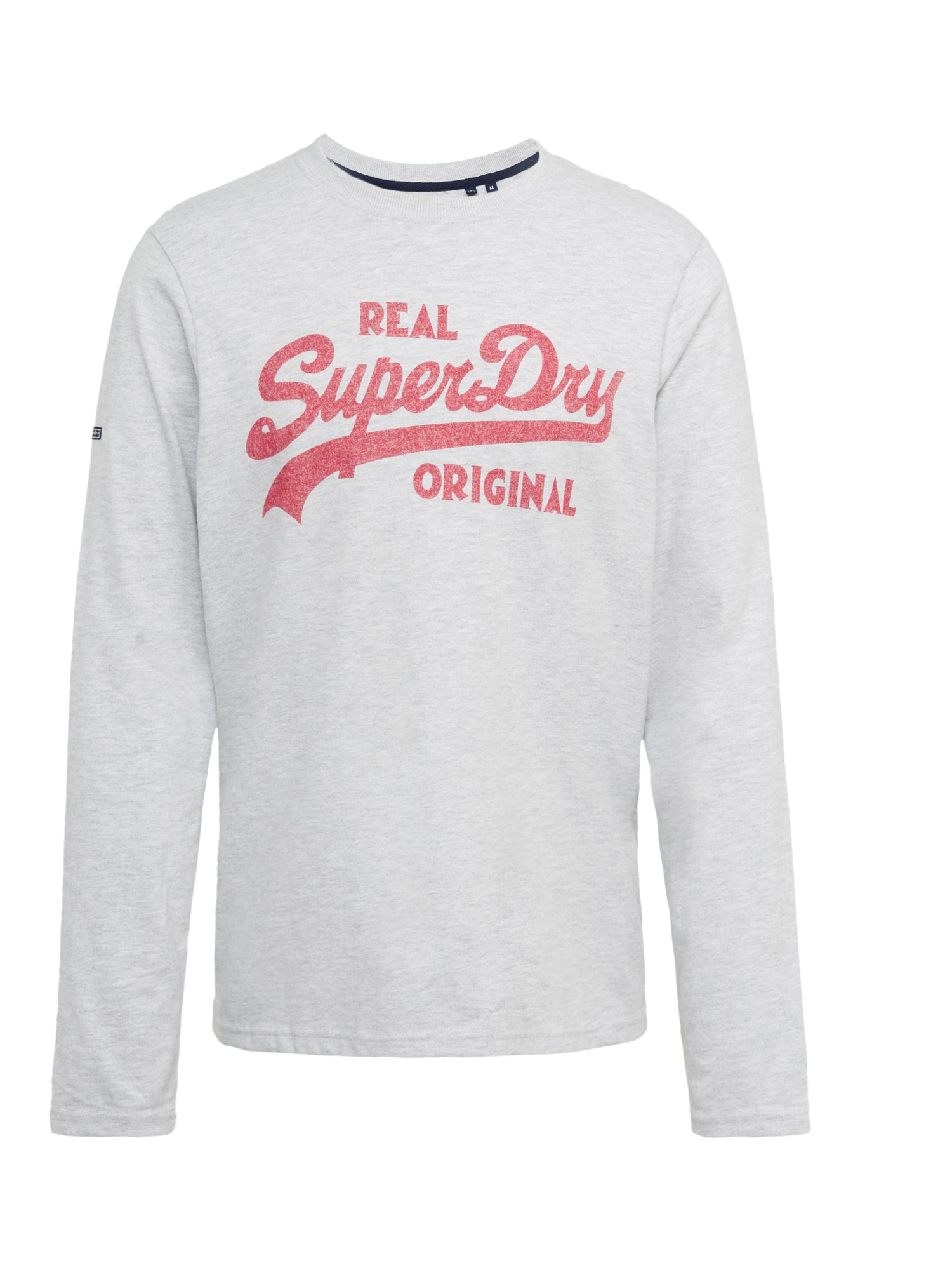 Superdry Majica  pegasto siva / melona