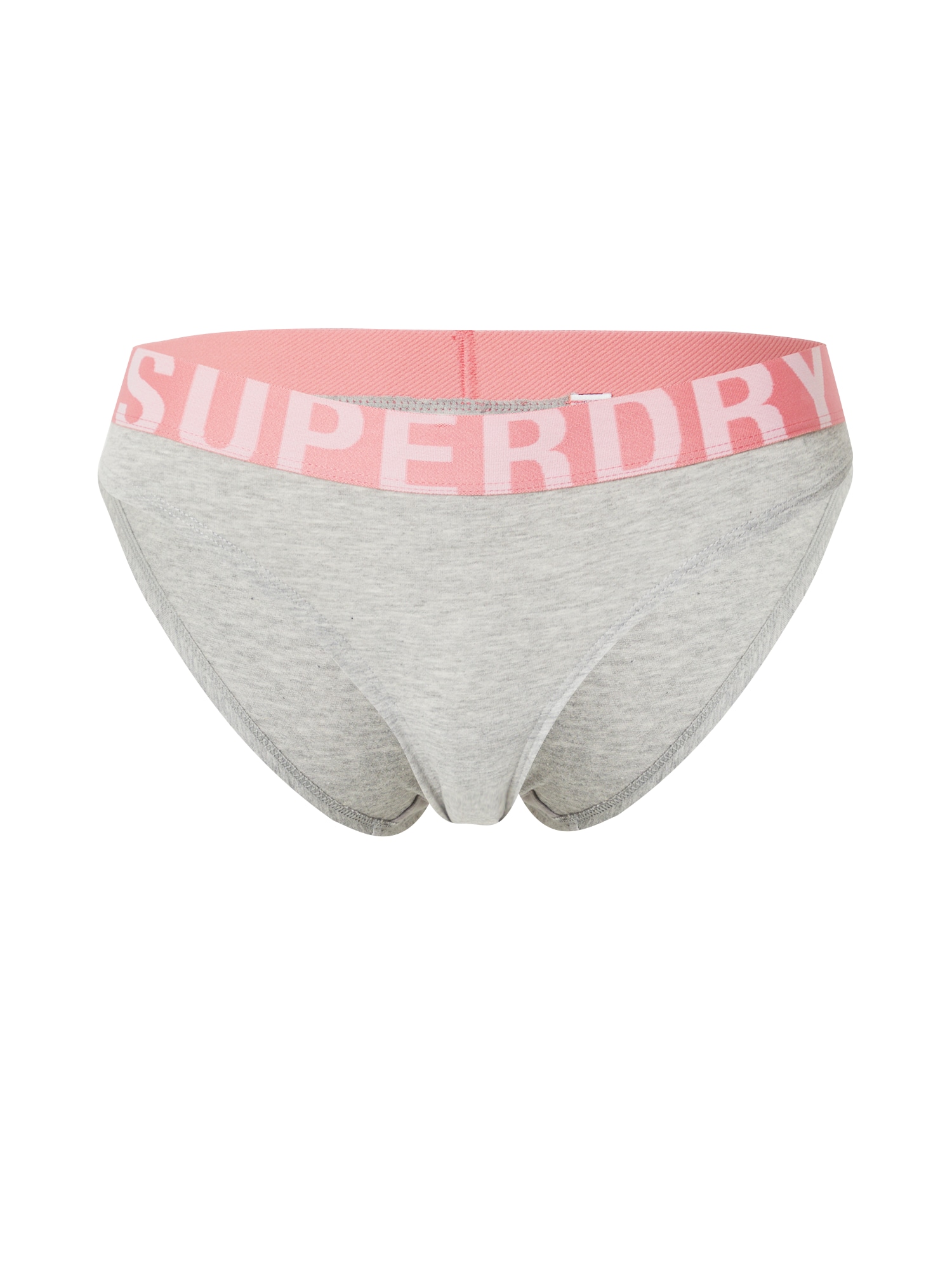 Superdry Spodnje hlačke  pegasto siva / roza / svetlo roza