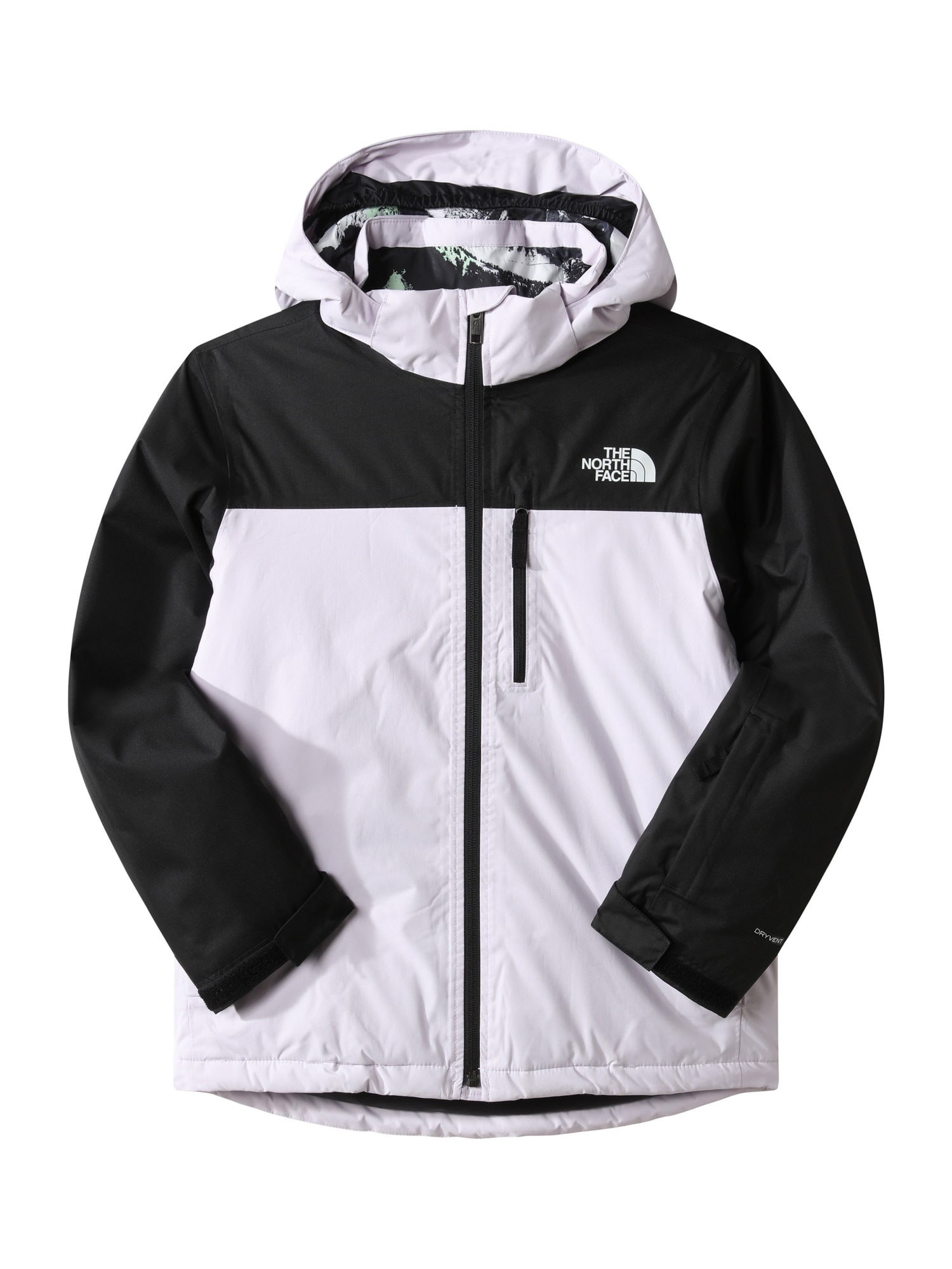 THE NORTH FACE Zunanja jakna 'SNOWQUEST'  pastelno lila / črna