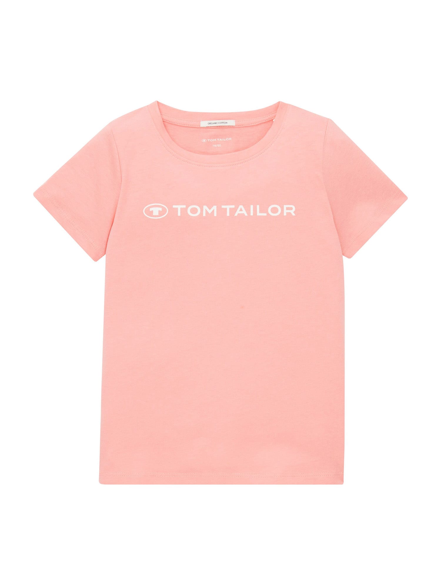 TOM TAILOR Majica  svetlo roza / bela