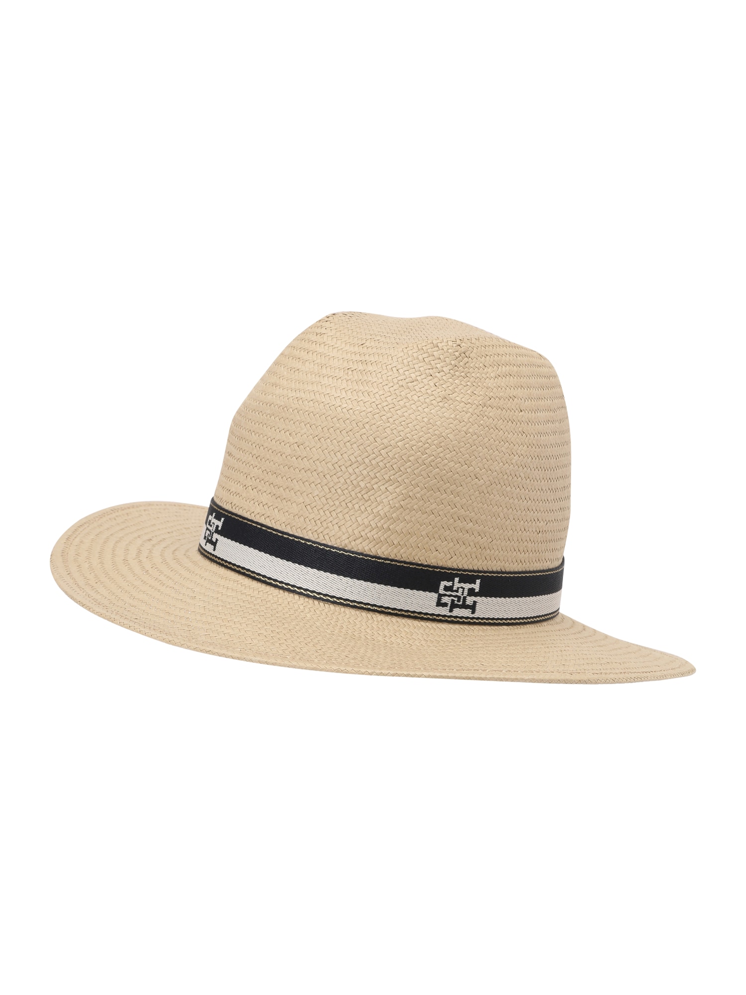 TOMMY HILFIGER Kapa 'FEDORA'  bež / črna / bela