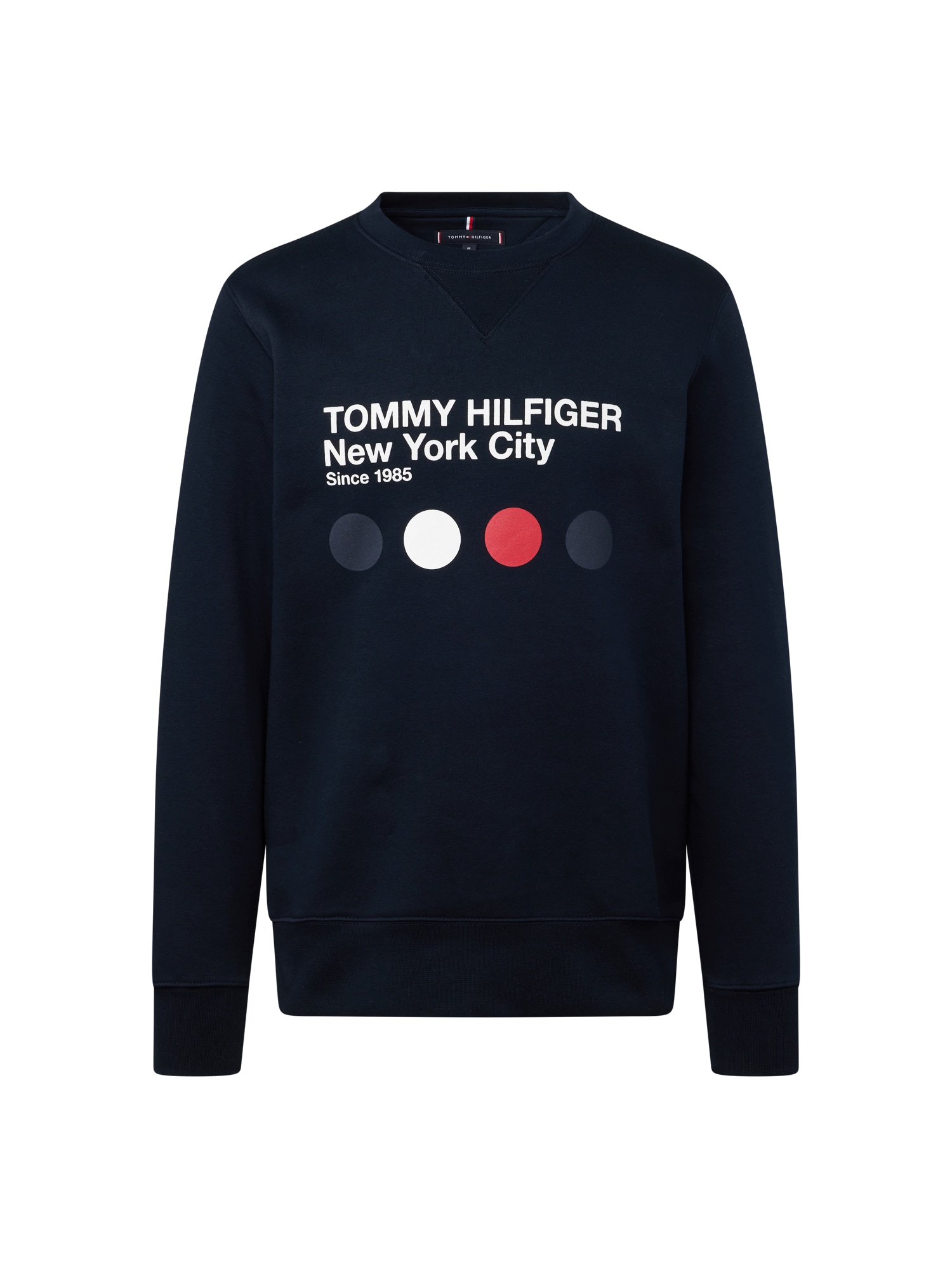 TOMMY HILFIGER Majica 'Metro'  nočno modra / rdeča / bela