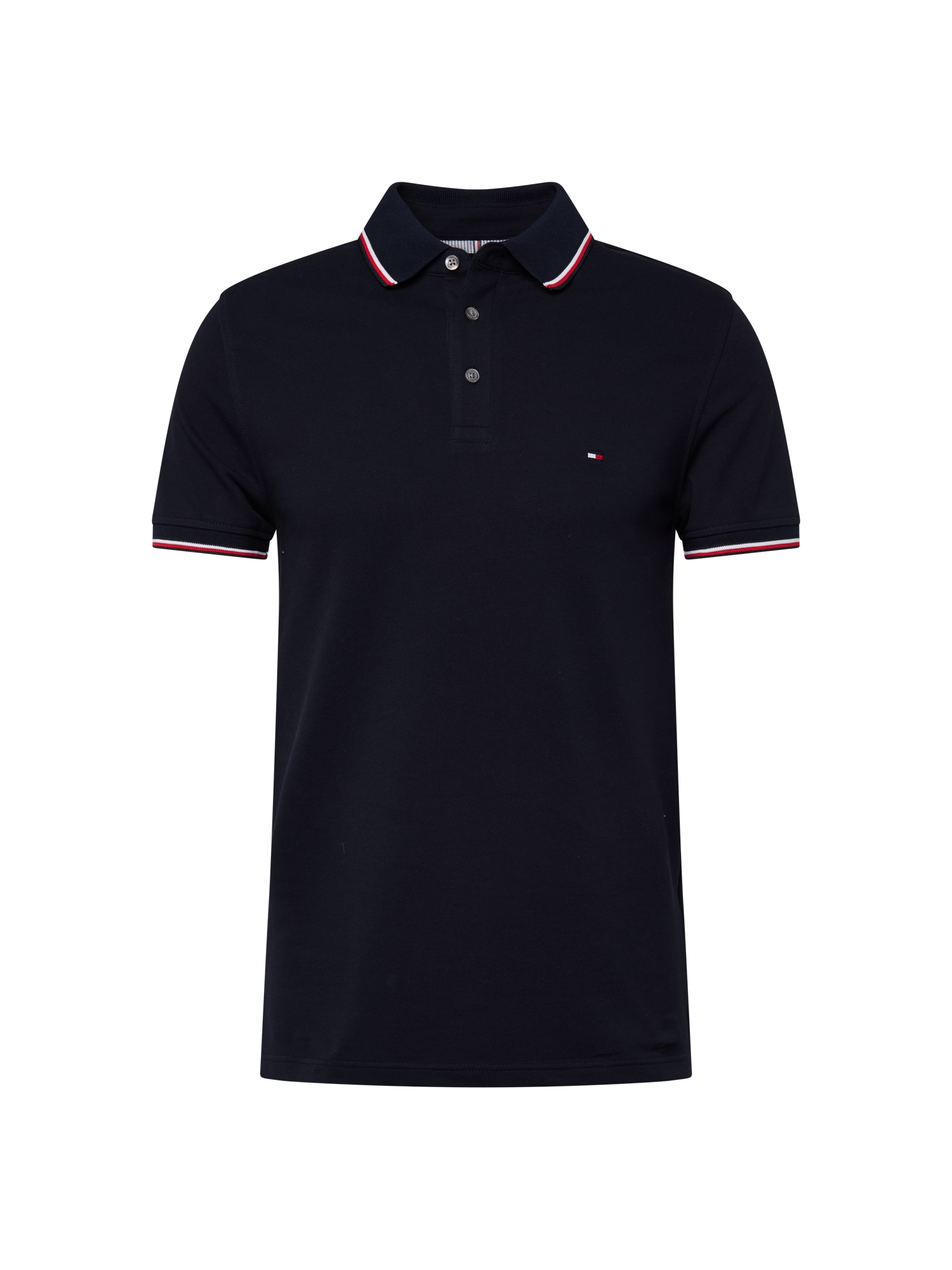 TOMMY HILFIGER Majica  nočno modra / rdeča / bela