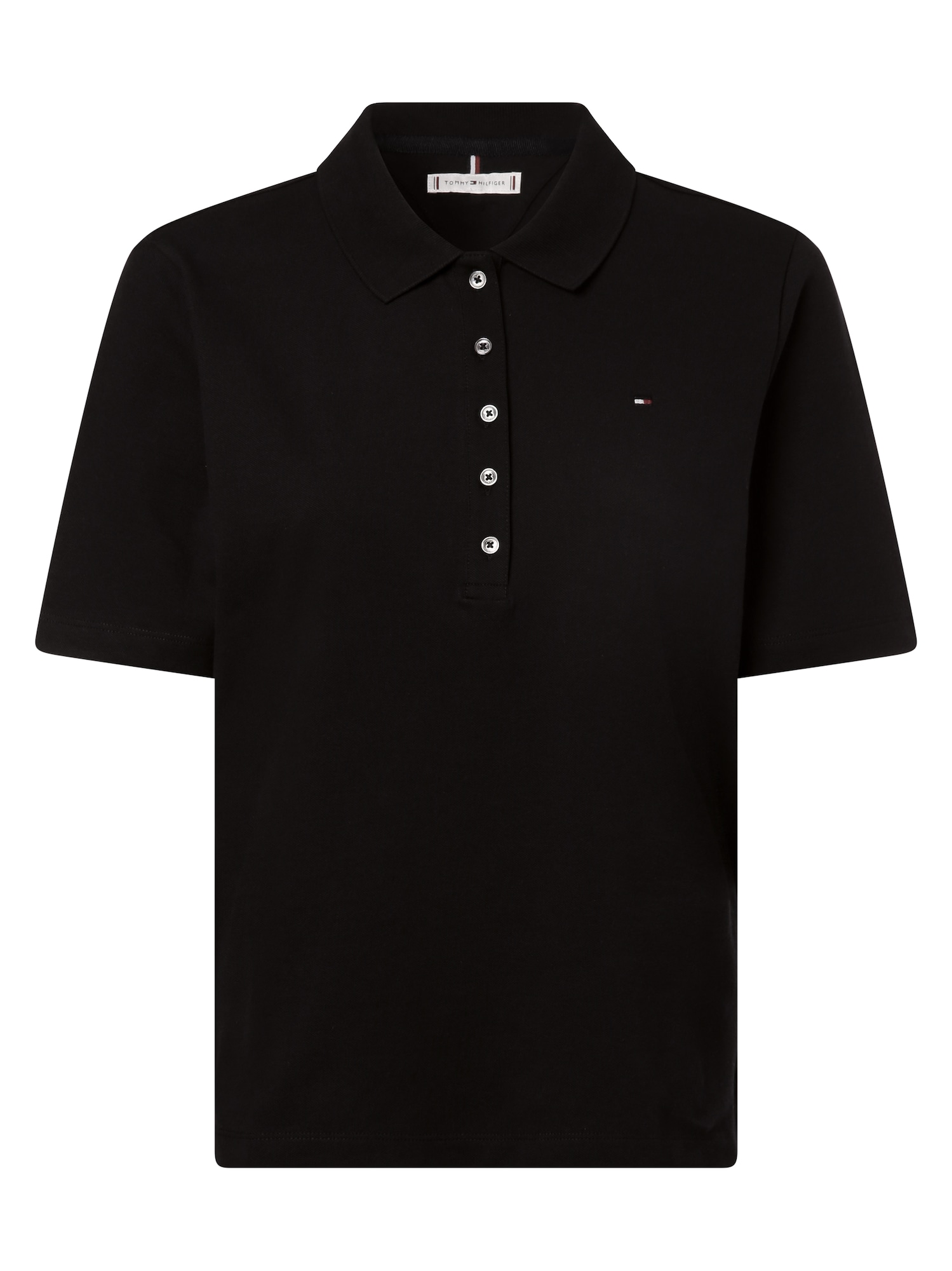 TOMMY HILFIGER Majica  rdeča / črna / bela