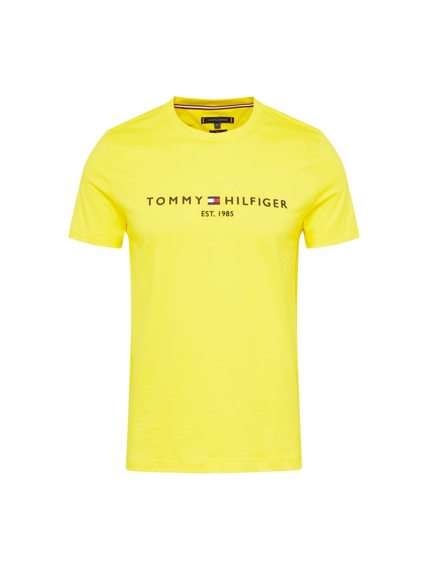 TOMMY HILFIGER Majica  temno modra / rumena / rdeča / pegasto bela