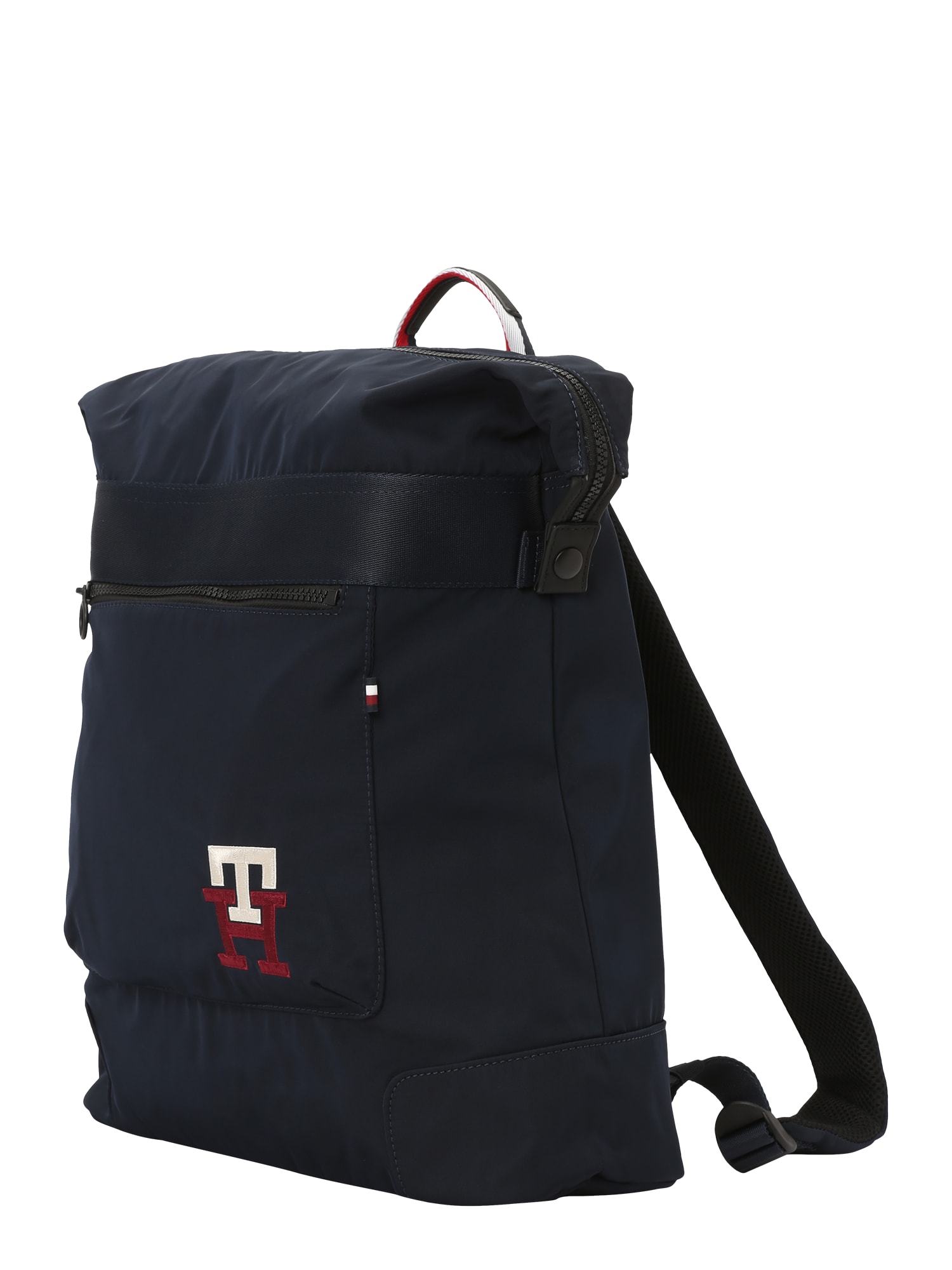 TOMMY HILFIGER Nahrbtnik  temno modra / temno rdeča / bela