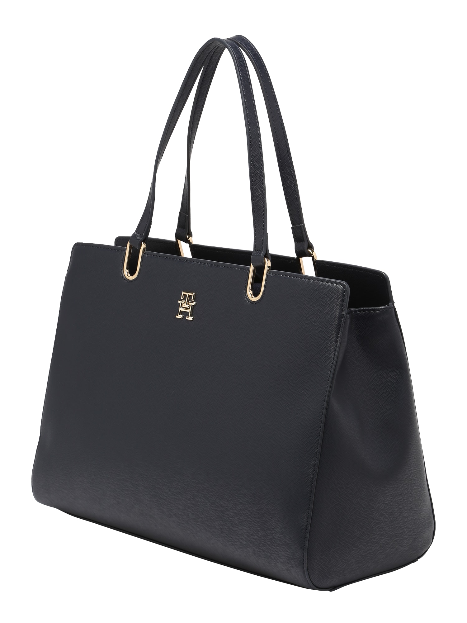 TOMMY HILFIGER Nakupovalna torba  mornarska / zlata