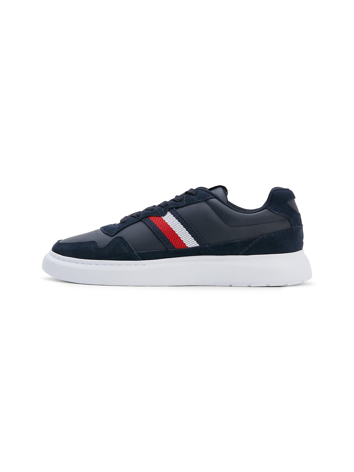 TOMMY HILFIGER Nizke superge  mornarska / rdeča / bela