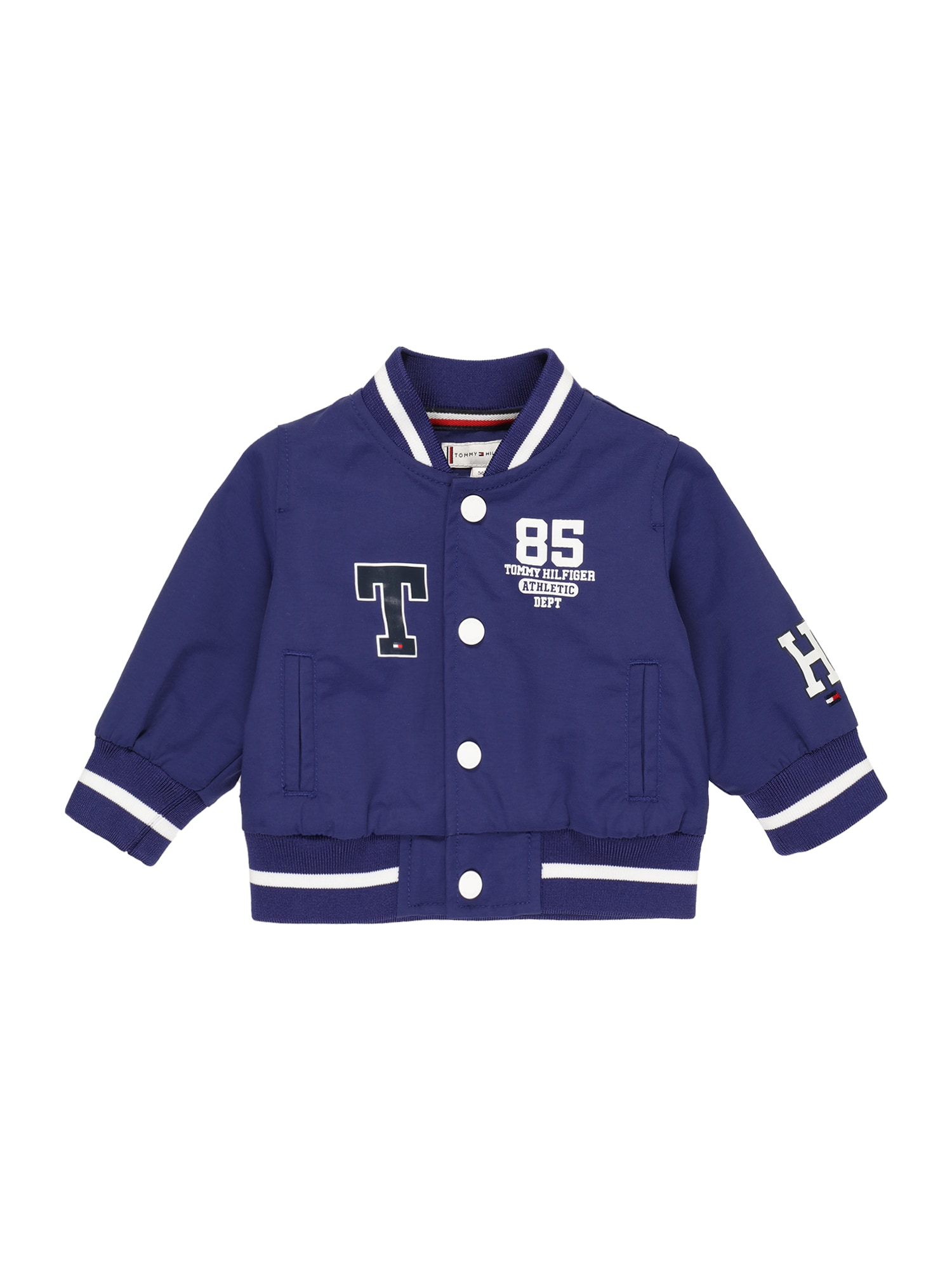 TOMMY HILFIGER Prehodna jakna  temno modra / rdeča / bela