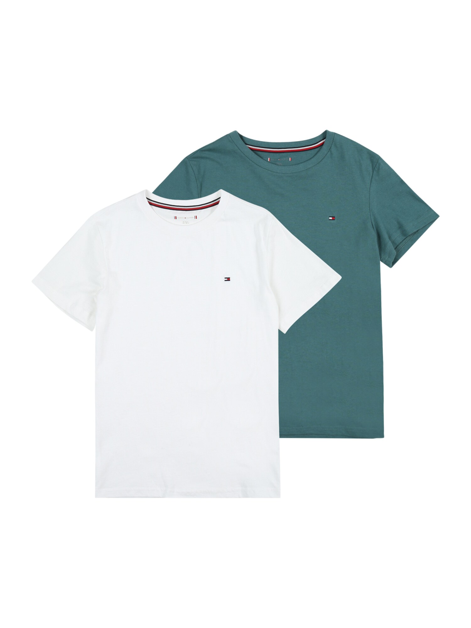 Tommy Hilfiger Underwear Spodnja majica  smaragd / bela