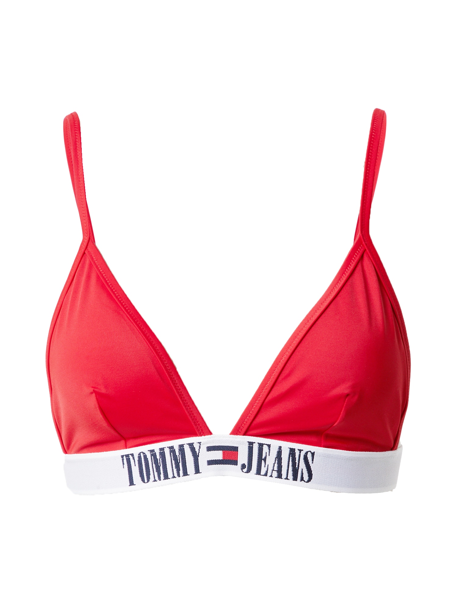 Tommy Jeans Bikini zgornji del  mornarska / rdeča / bela