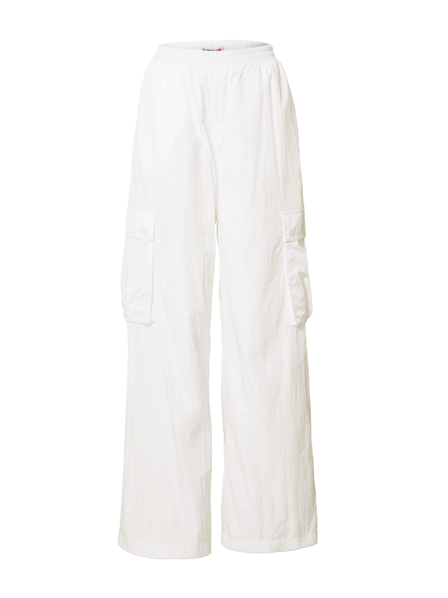 Tommy Jeans Kargo hlače 'Claire'  mornarska / rdeča / bela