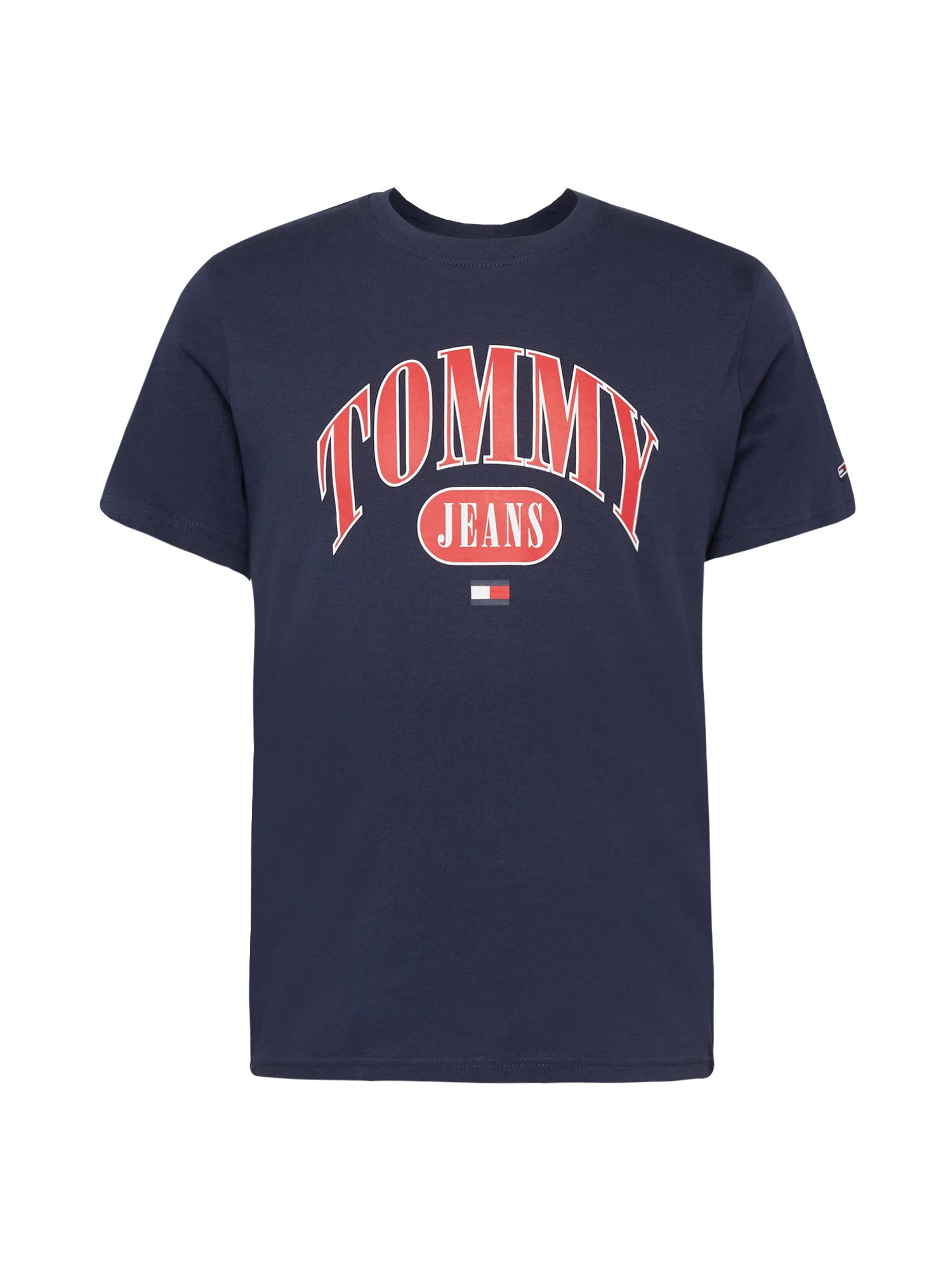 Tommy Jeans Majica  mornarska / rdeča / bela