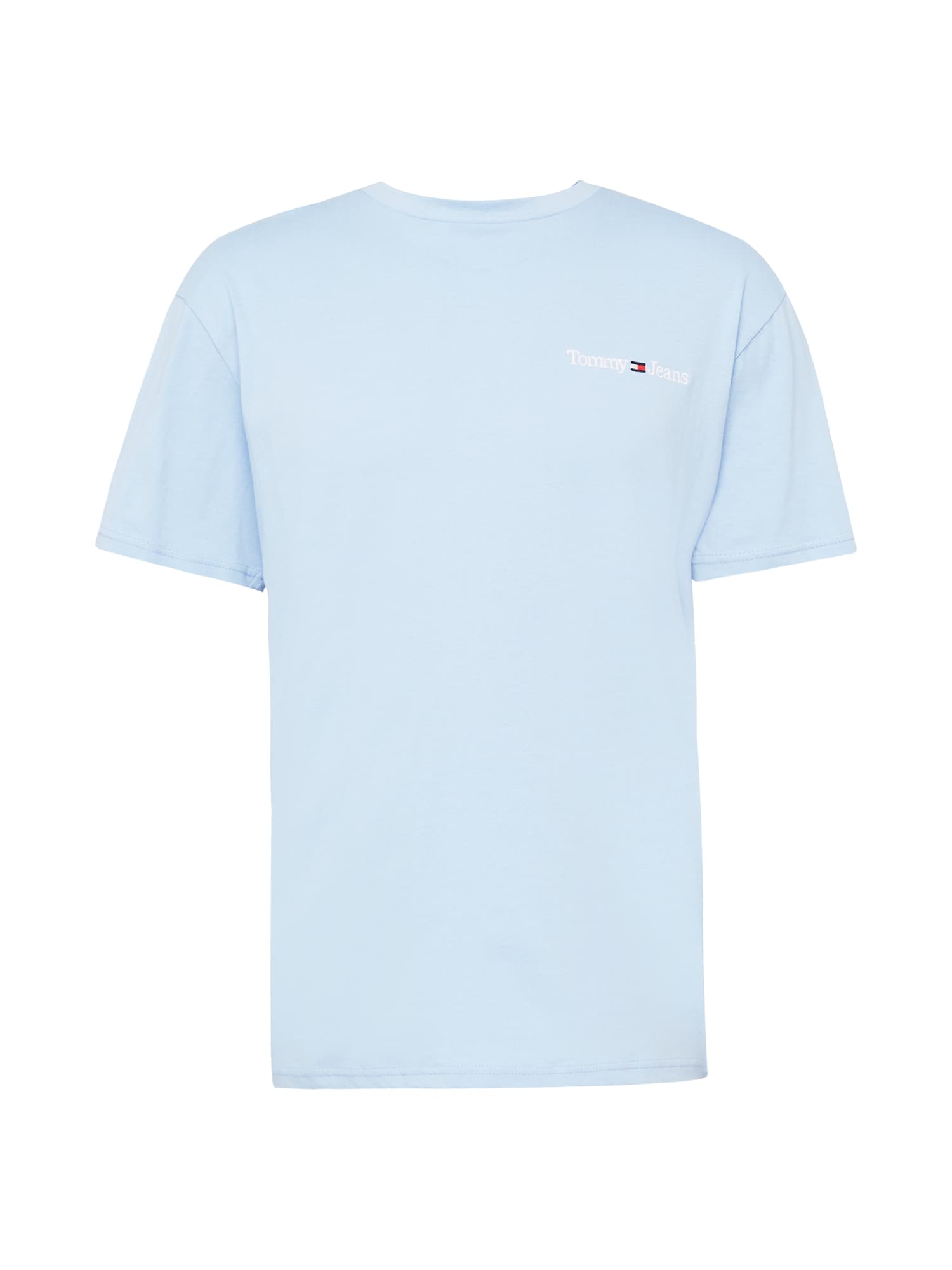 Tommy Jeans Majica  mornarska / svetlo modra / rdeča / bela