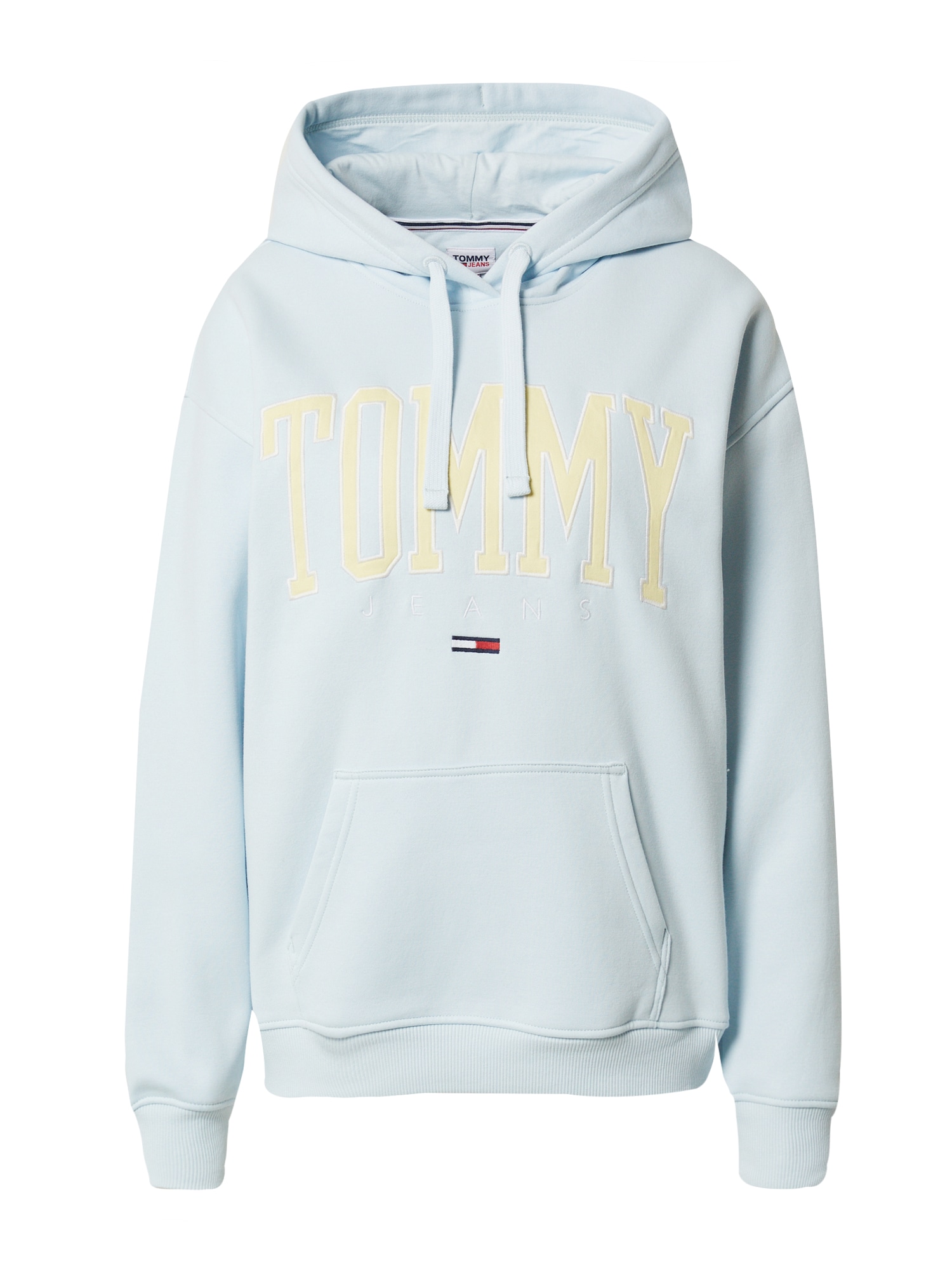 Tommy Jeans Majica  svetlo modra / temno modra / svetlo rumena / živo rdeča