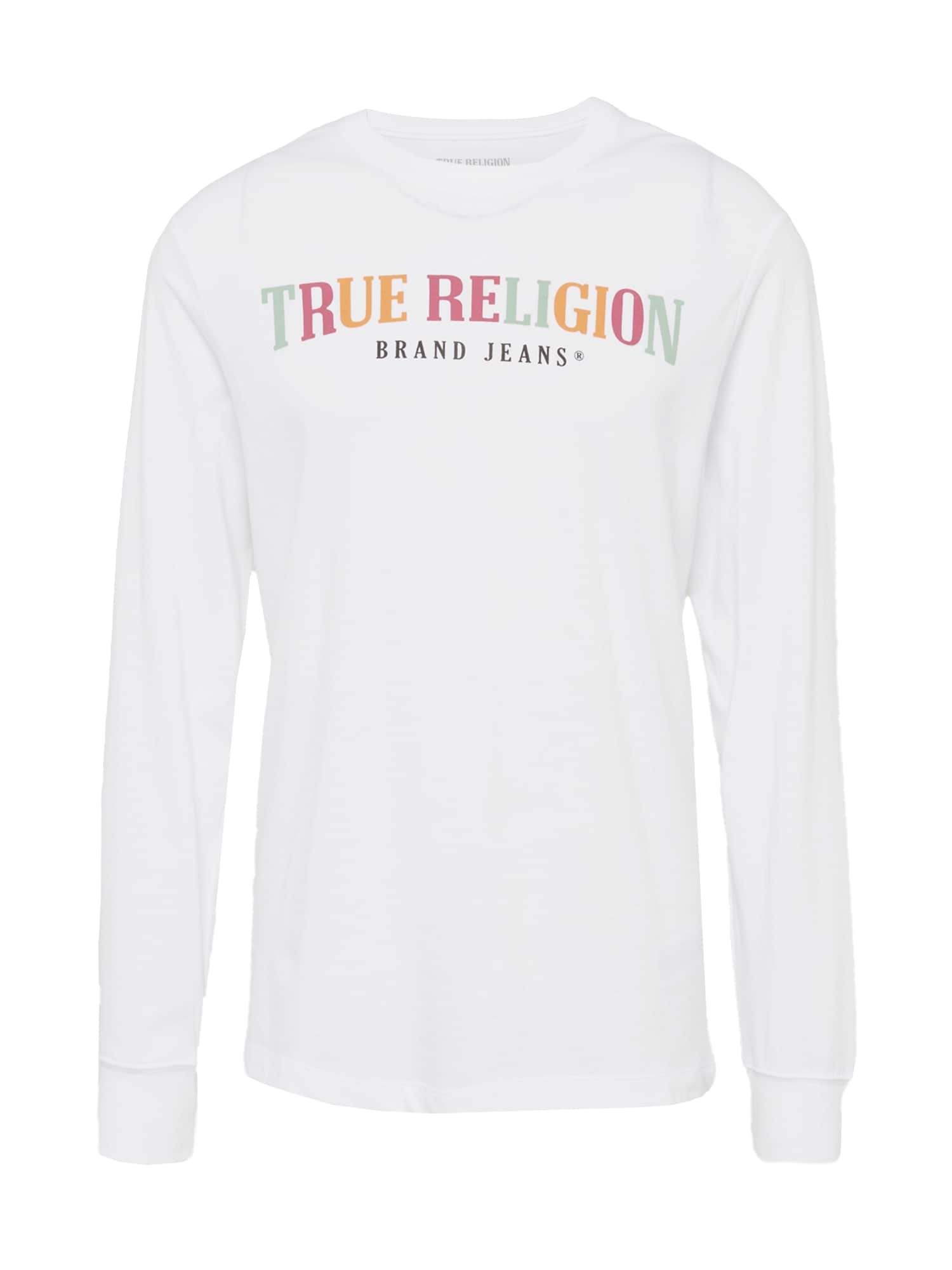 True Religion Majica  mešane barve / bela