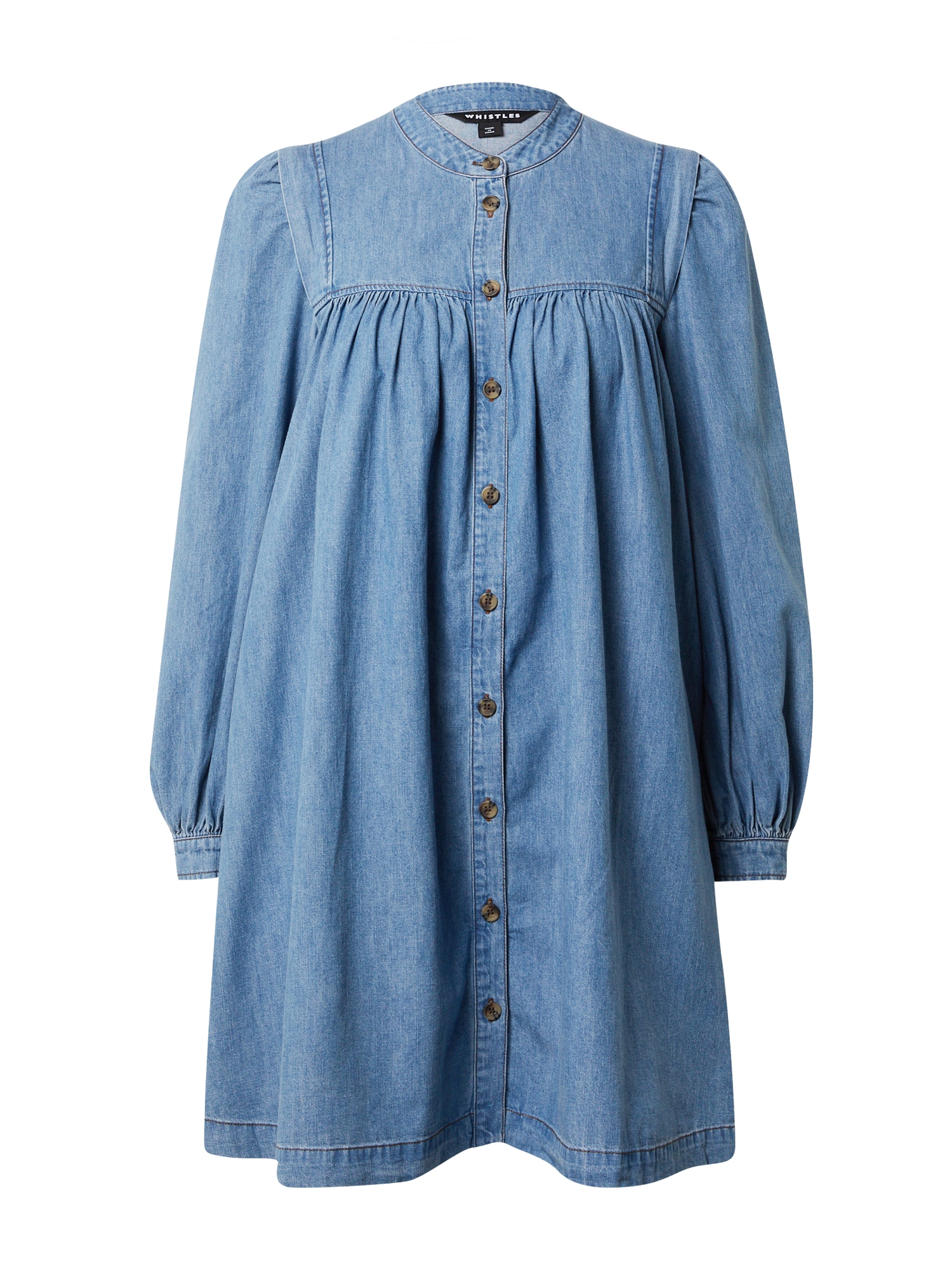 Whistles Dolga srajca 'CHAMBRAY'  moder denim