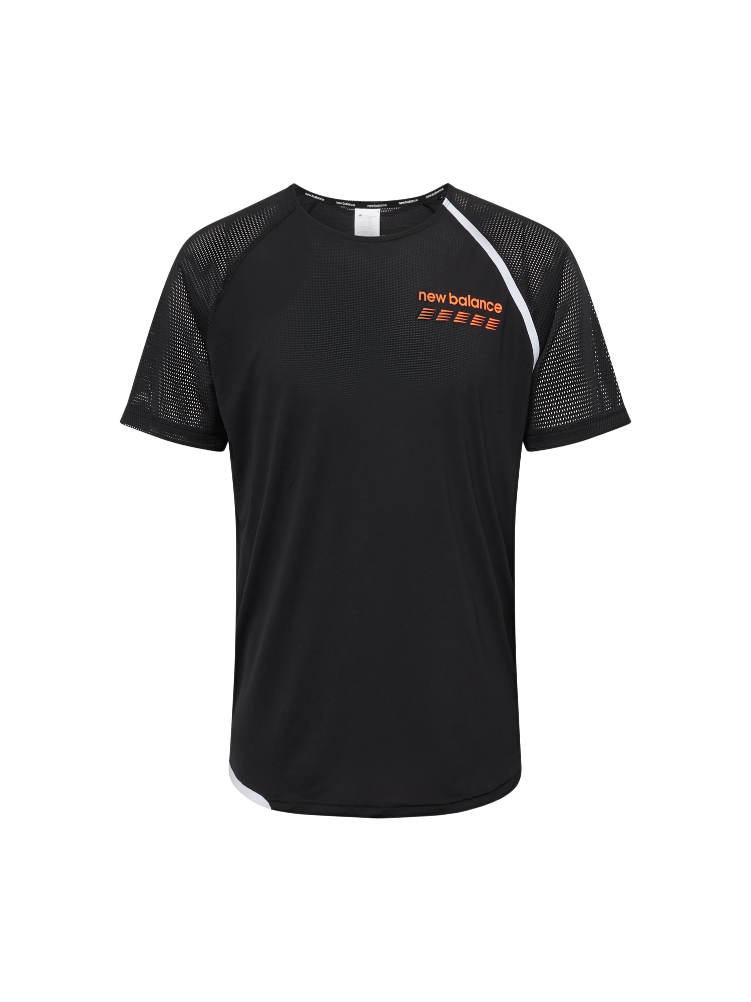 new balance Funkcionalna majica 'Accelerate Pacer'  oranžna / črna / bela