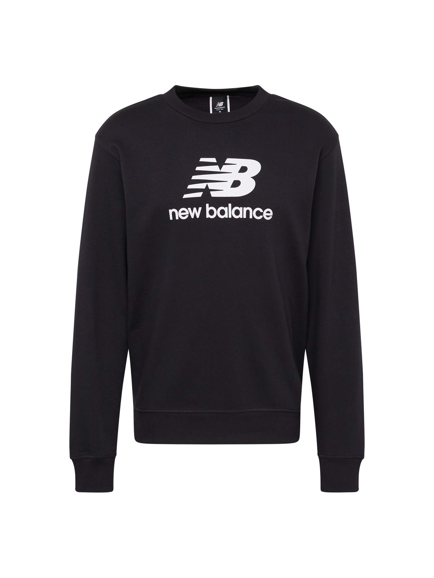 new balance Majica  črna / bela