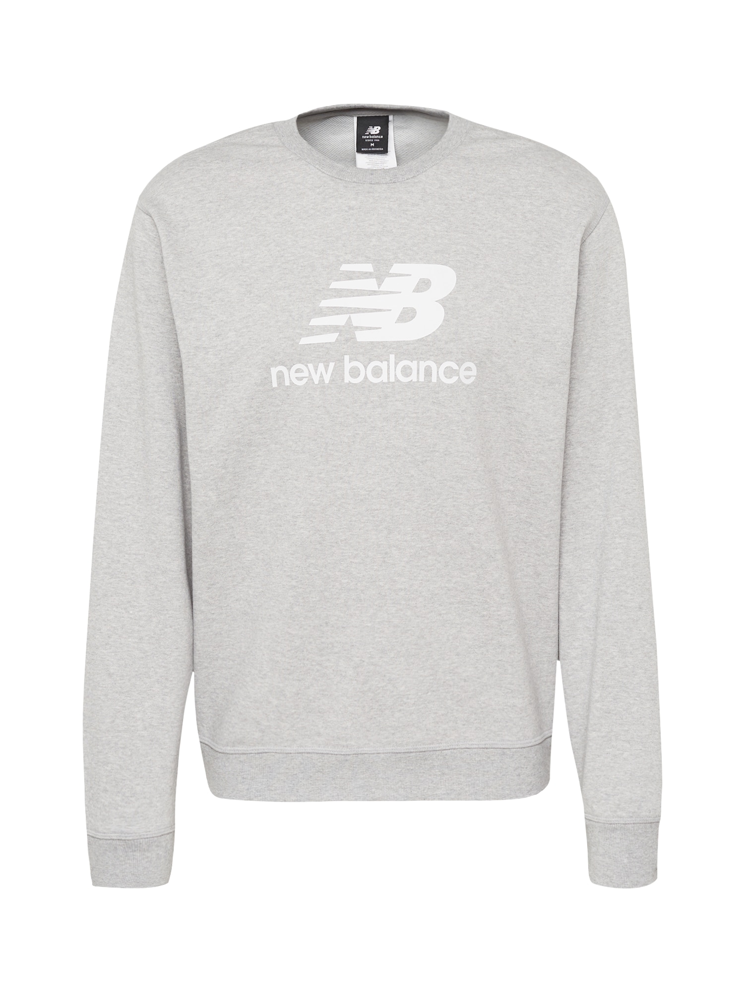 new balance Majica  svetlo siva / bela