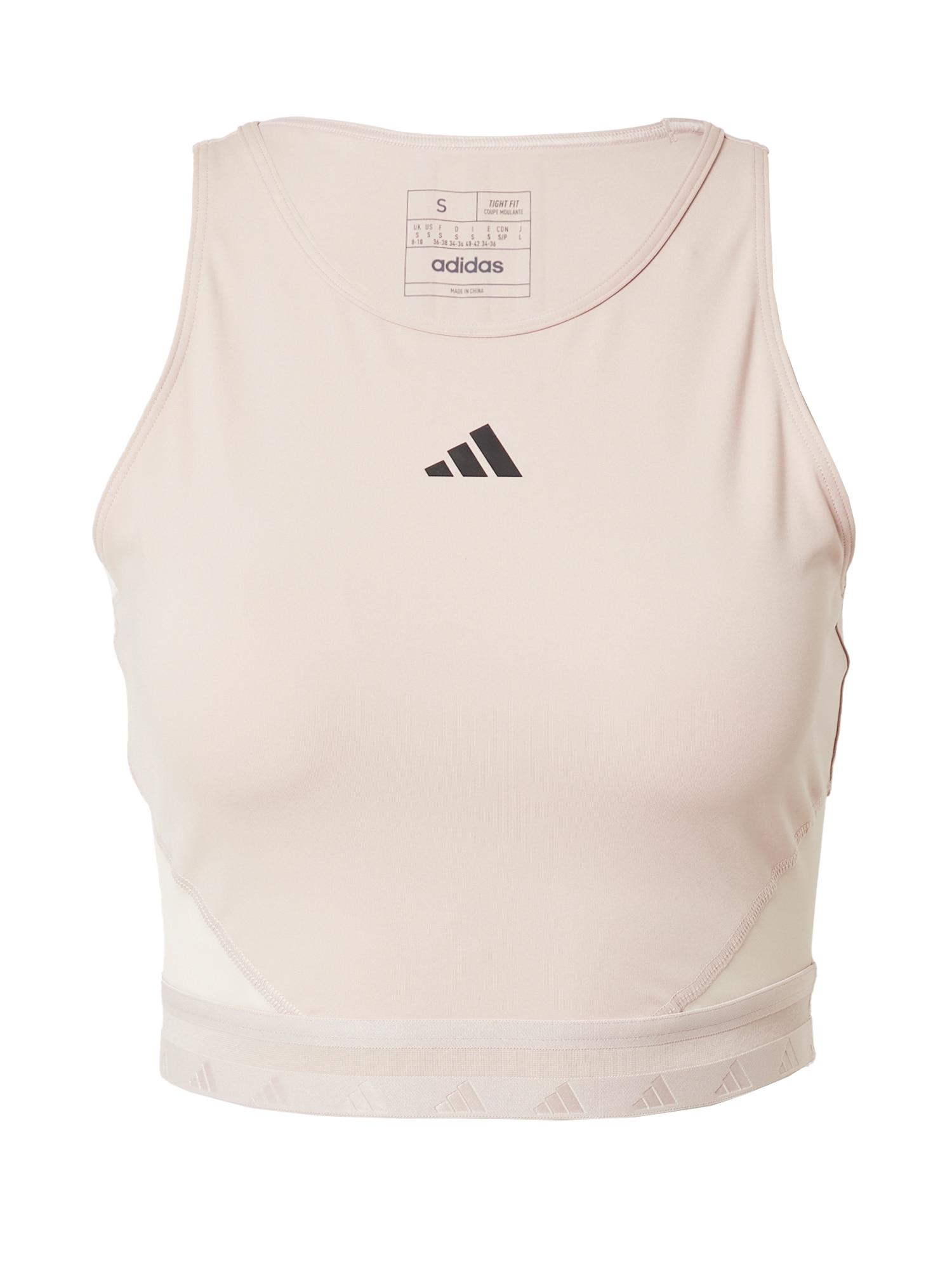 ADIDAS PERFORMANCE Športni top  bež / črna