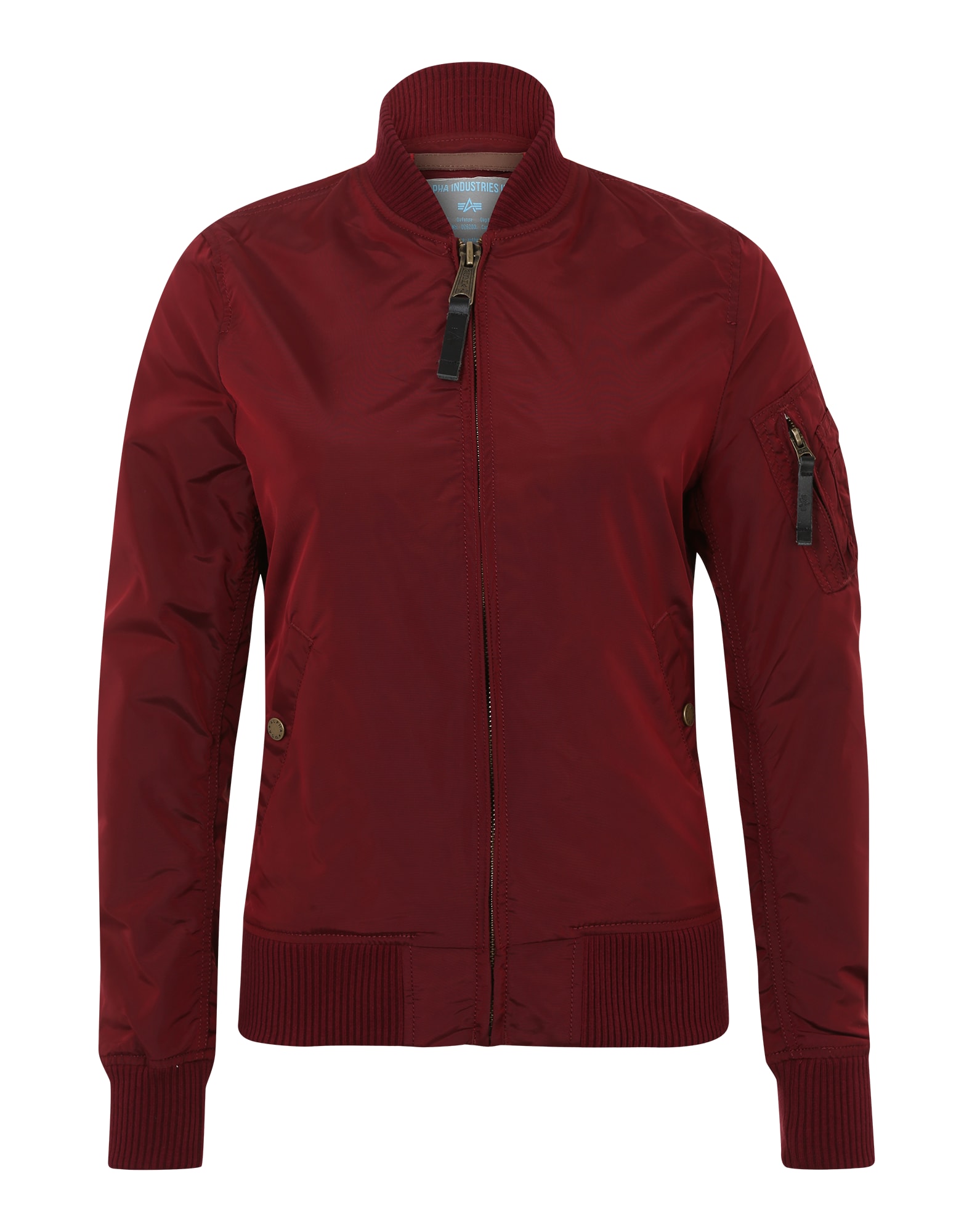 ALPHA INDUSTRIES Prehodna jakna 'MA-1 TT WMN'  burgund