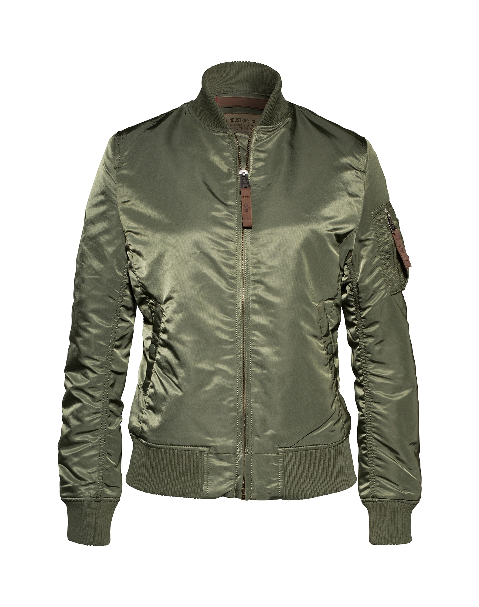 ALPHA INDUSTRIES Prehodna jakna  temno zelena