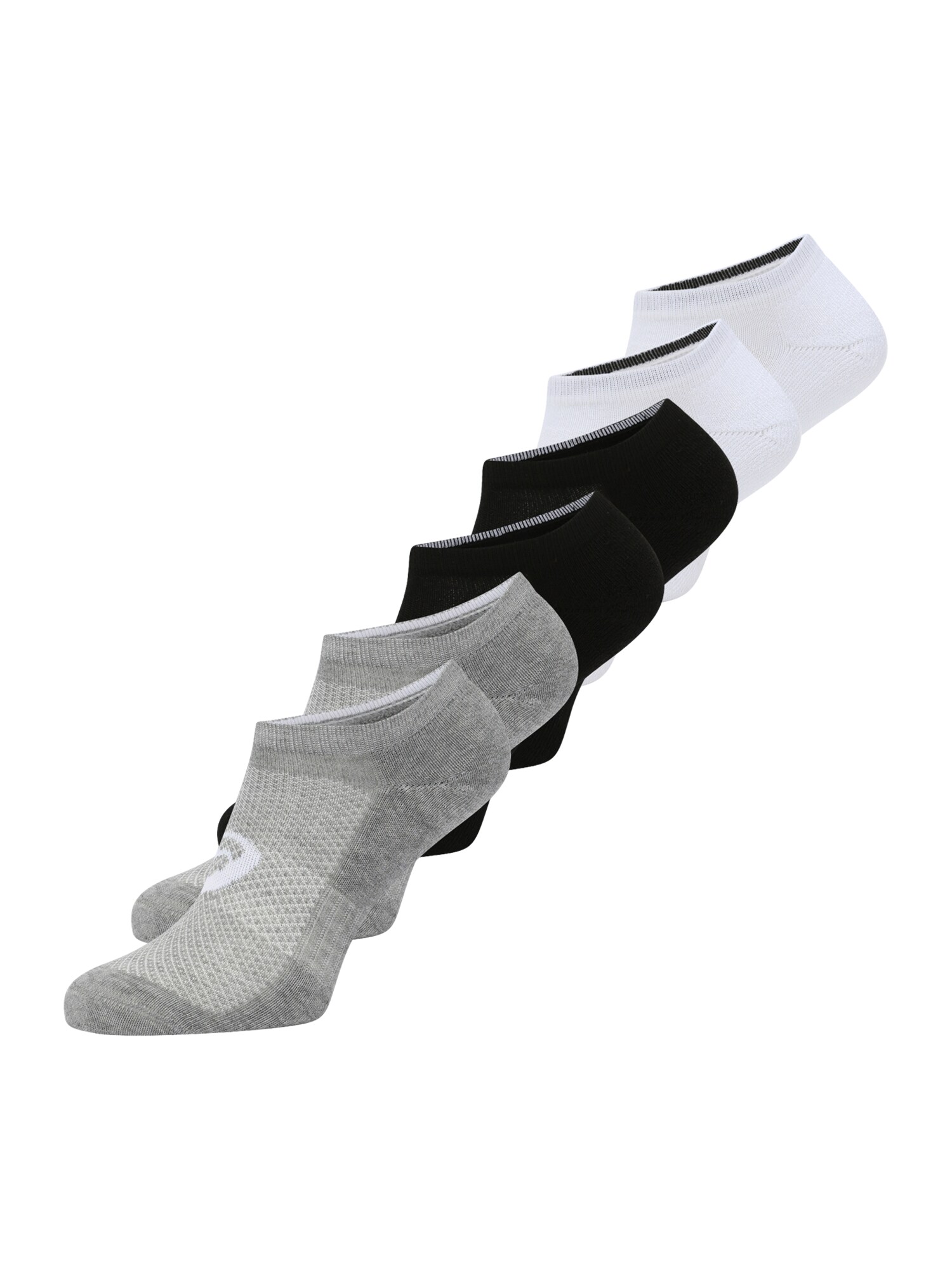 ASICS Športne nogavice  siva / črna / bela