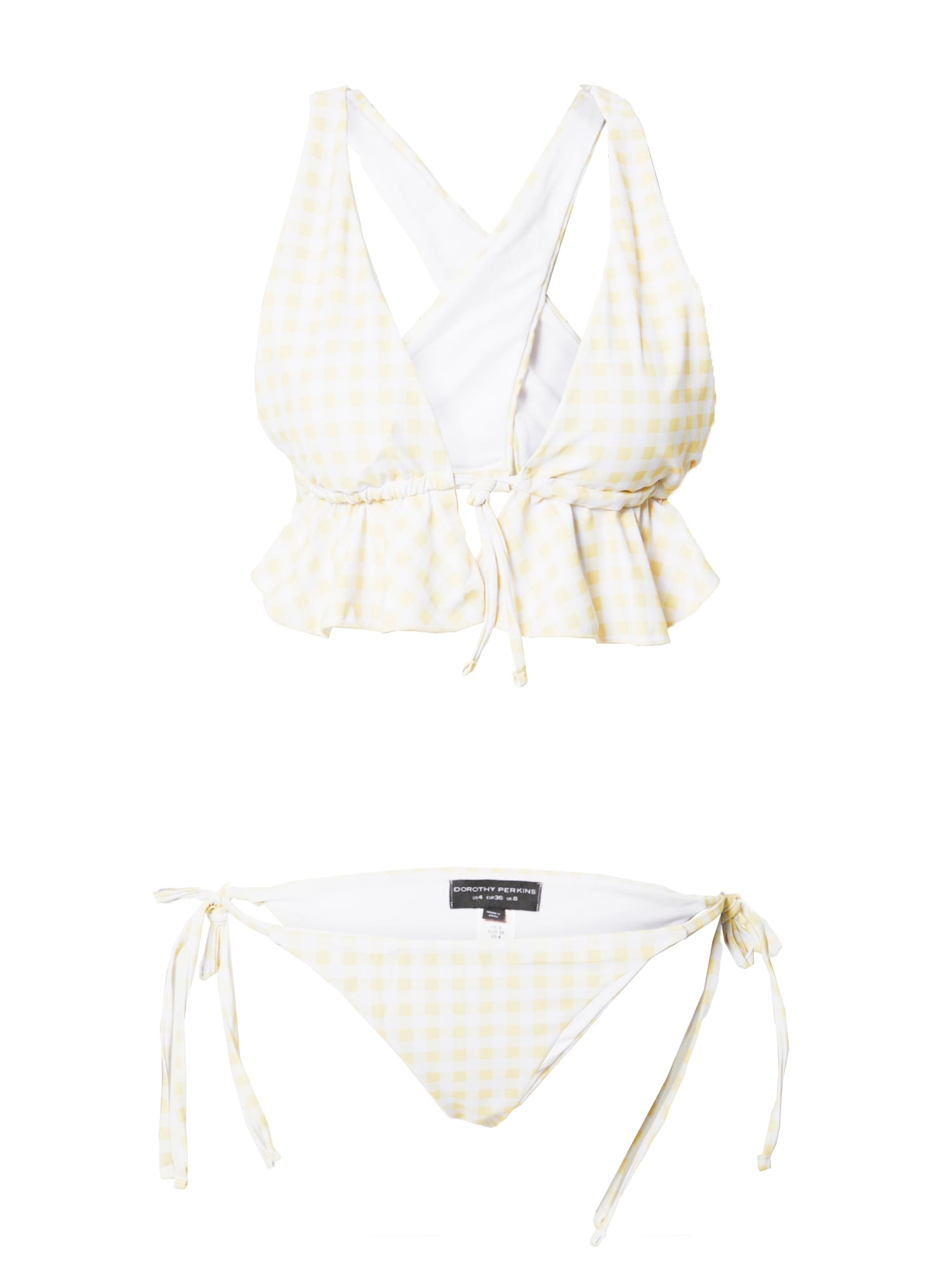 Dorothy Perkins Bikini 'Lemon'  rumena / bela