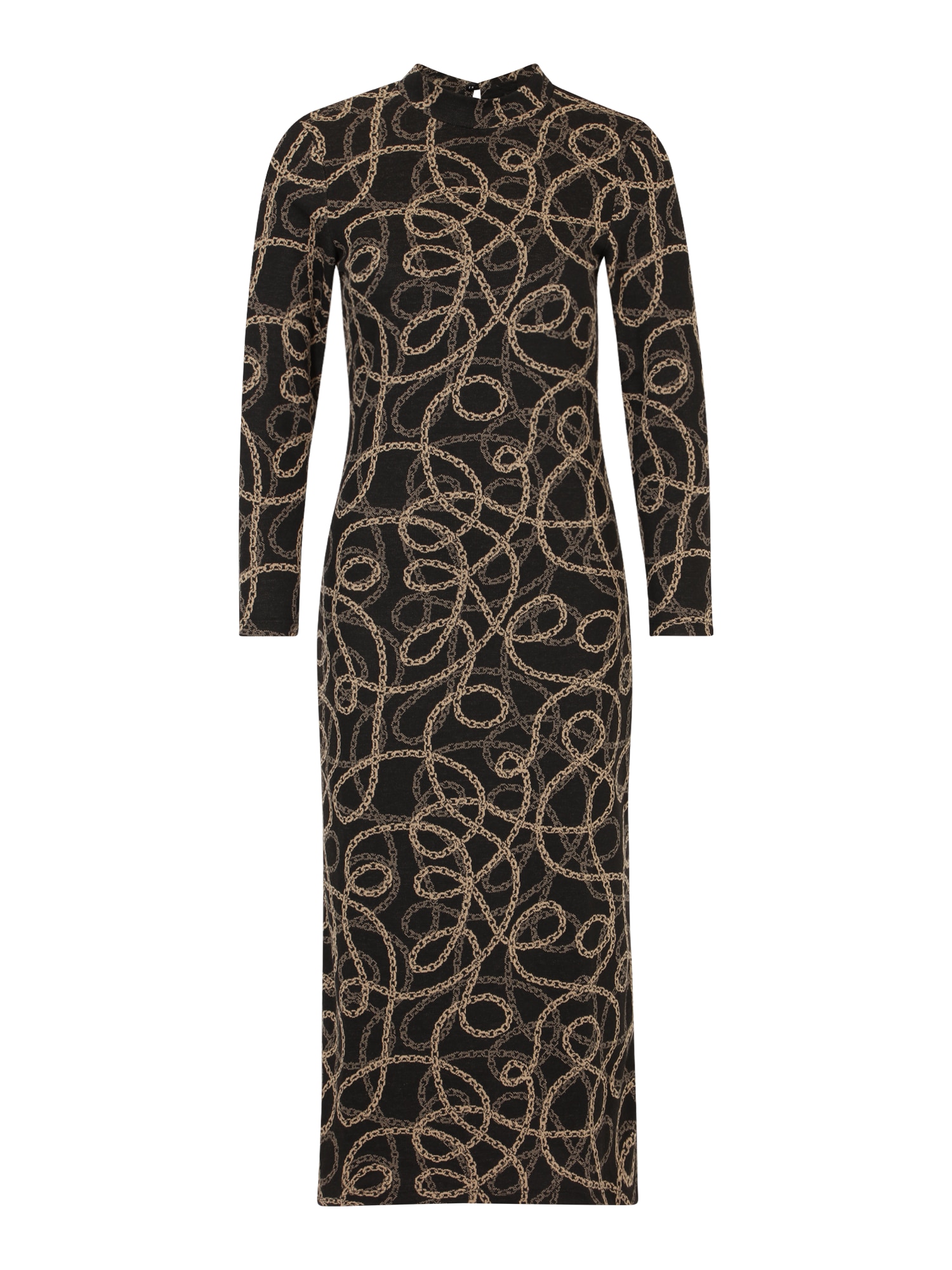 Dorothy Perkins Petite Obleka  bež / temno bež / črna